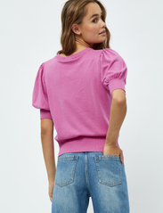 Minus - Liva Strik T-Shirt - sweaters - super pink - 3