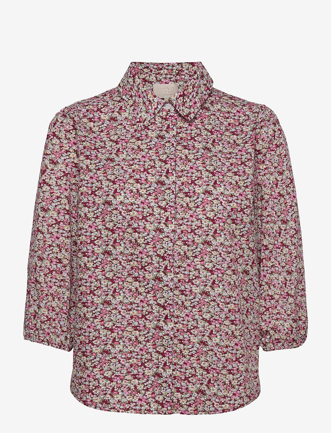 Minus - Rasmina shirt - langärmlige hemden - pink flower print - 0