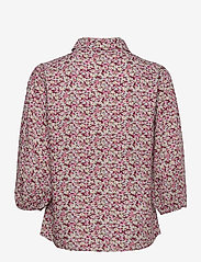 Minus - Rasmina shirt - långärmade skjortor - pink flower print - 1