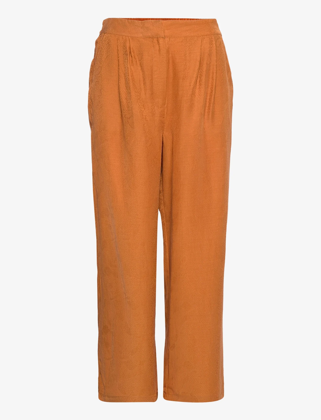 Minus - Safika pants - bukser med lige ben - burned hazel - 0