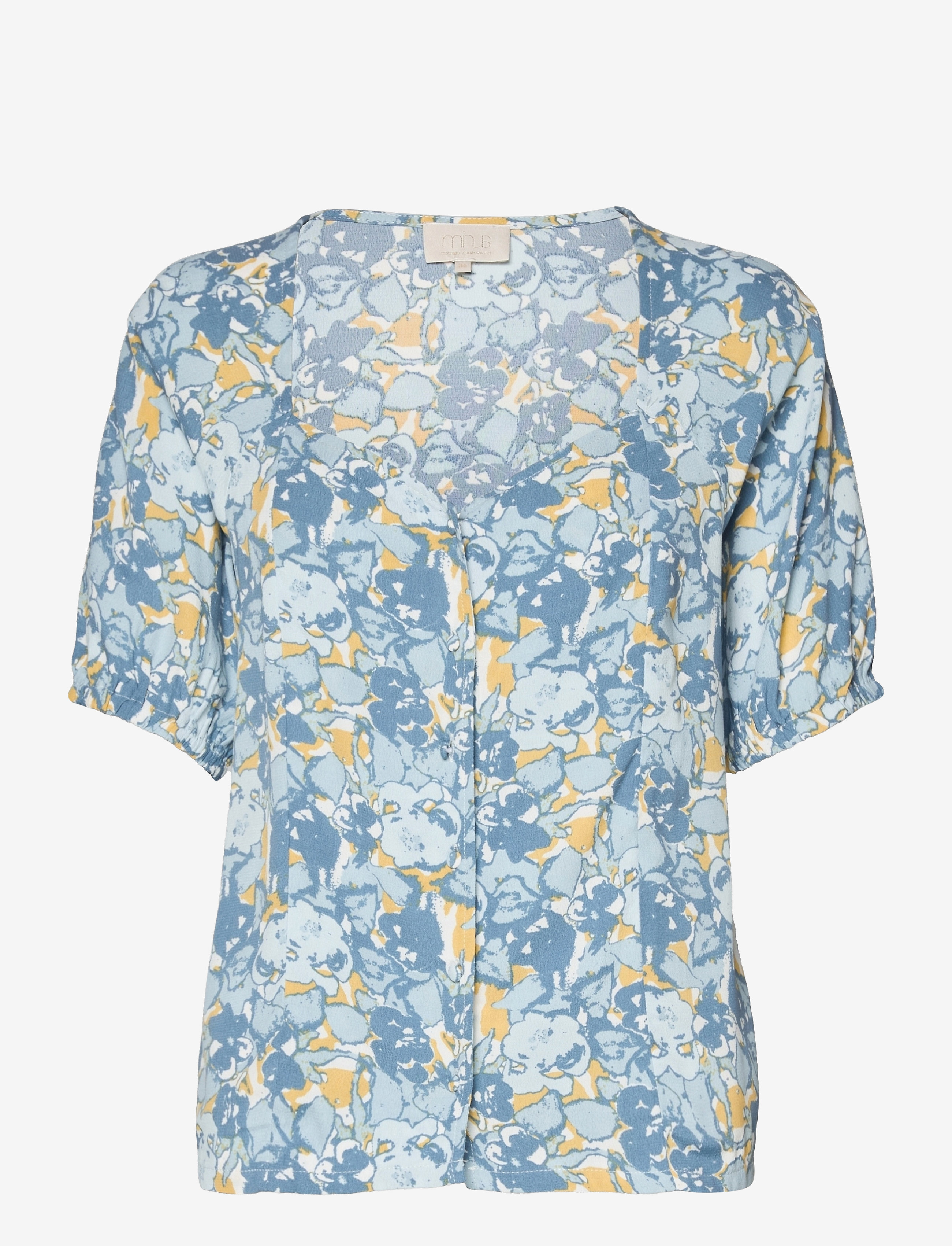 Minus Sarana shirt - Tøj - BLUE HEAVEN PRINT / blue