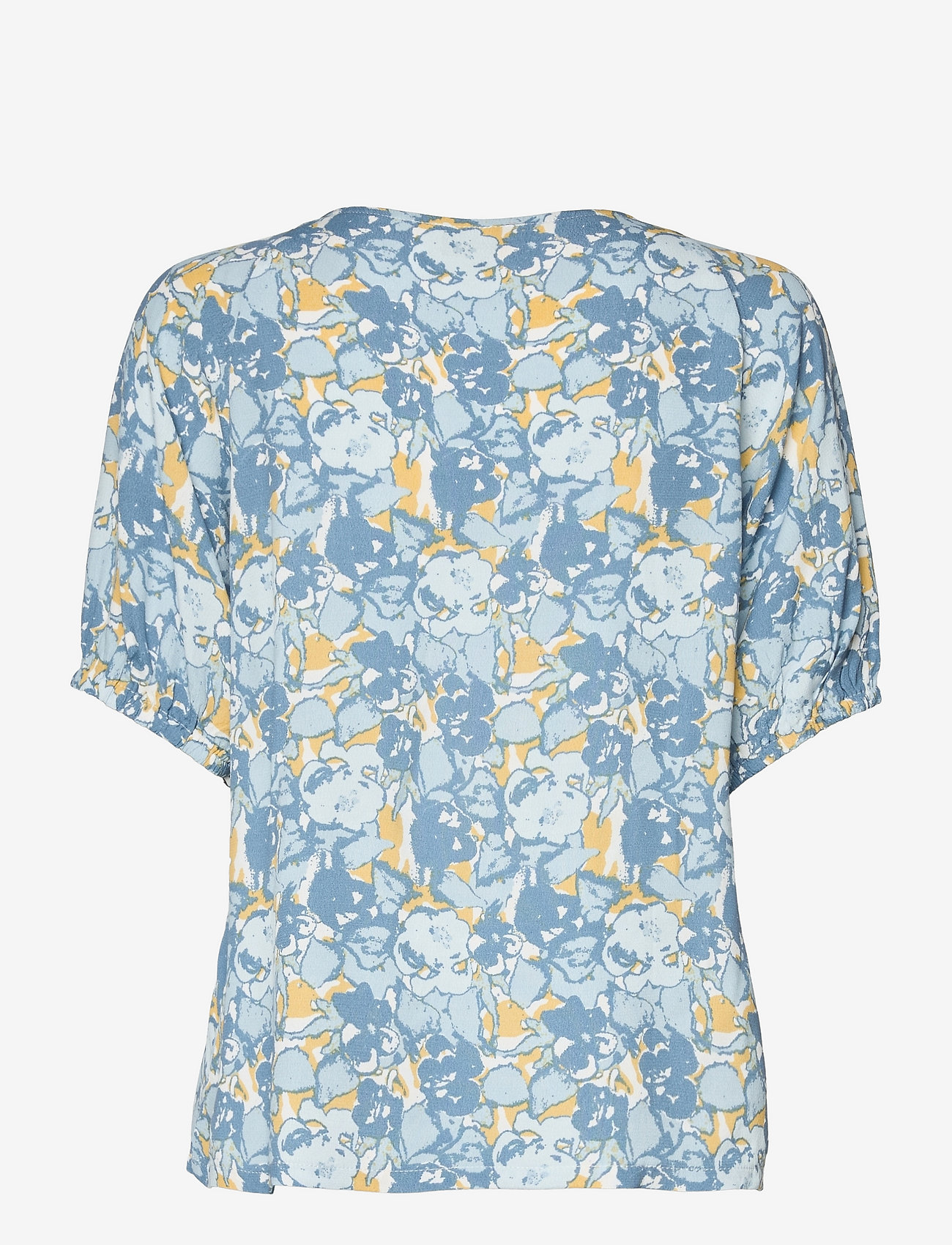 Minus - Sarana shirt - kortærmede bluser - blue heaven print - 1