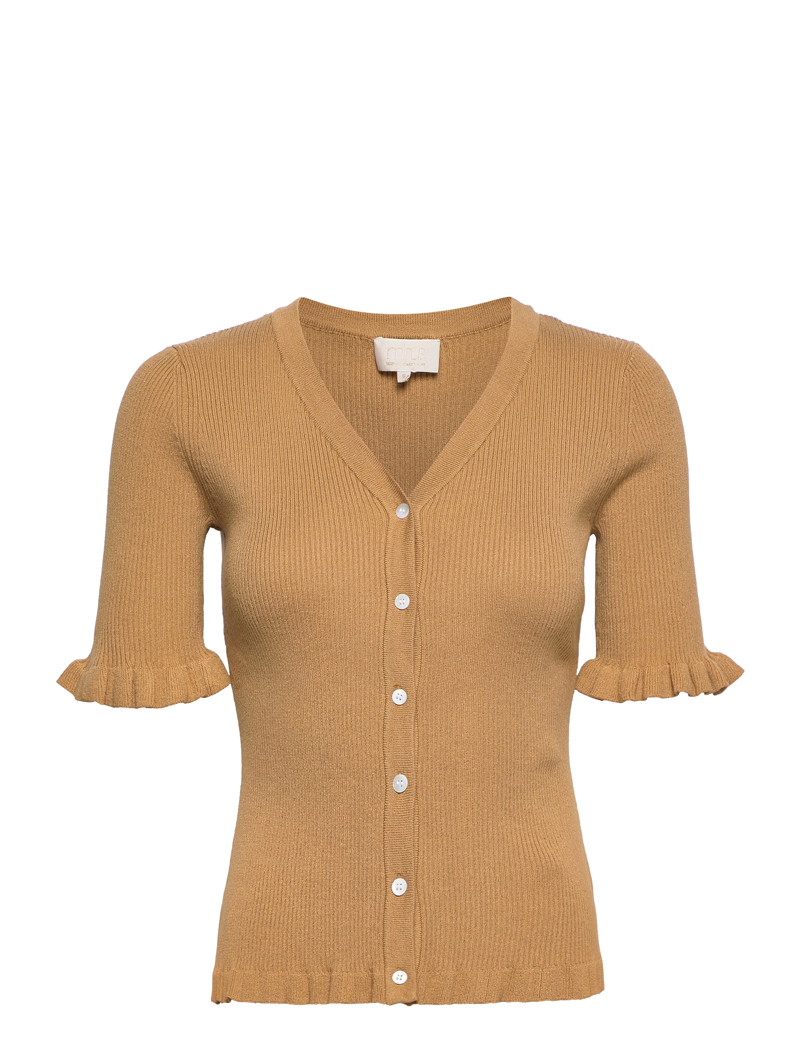 Minus - Ellie knit cardigan - prairie sand - 0