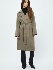 Minus - Chantal coat - winter coats - mineral gray - 2