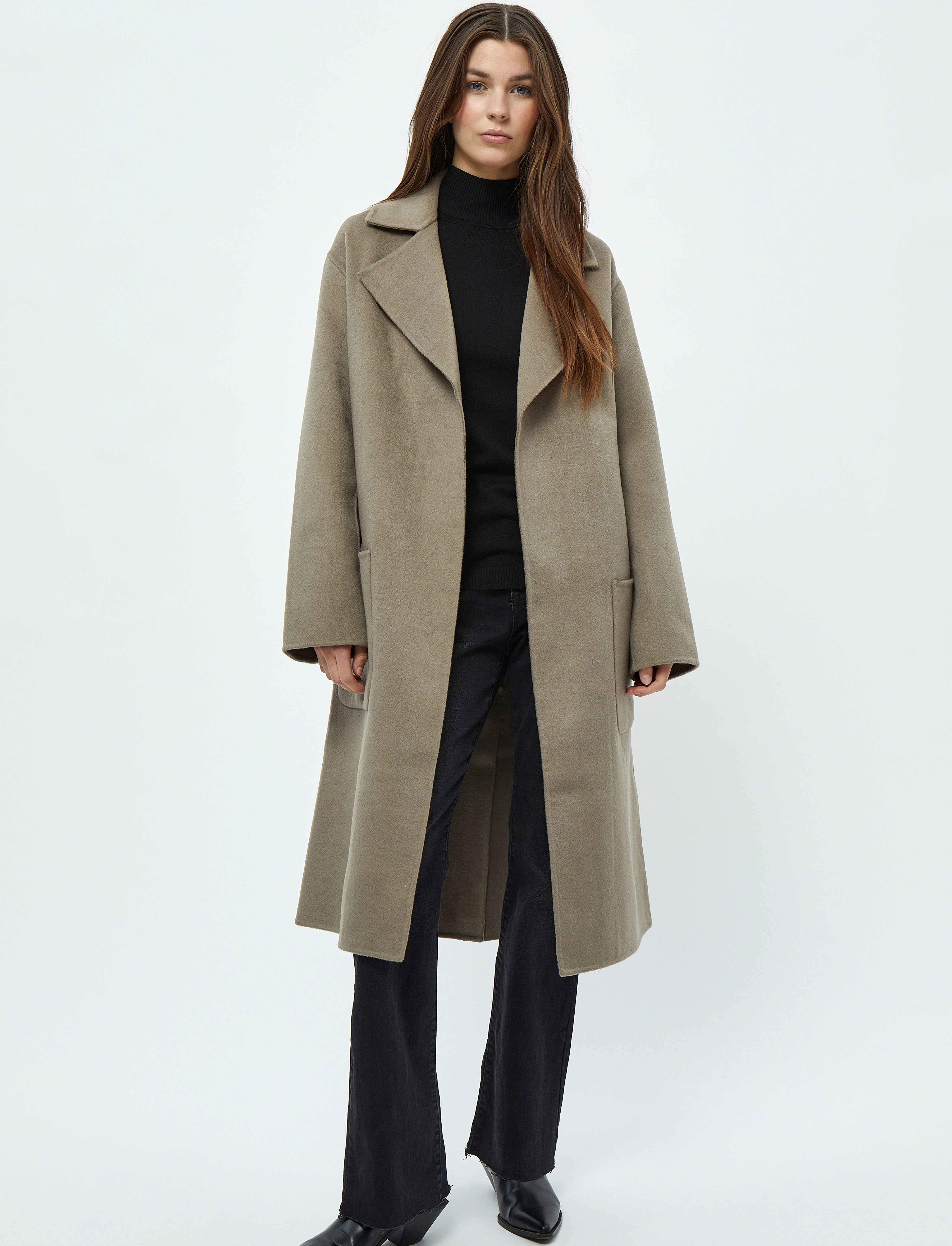 Minus - Chantal coat - mineral gray - 4