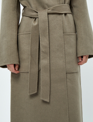 Minus - Chantal coat - pitkät talvitakit - mineral gray - 5