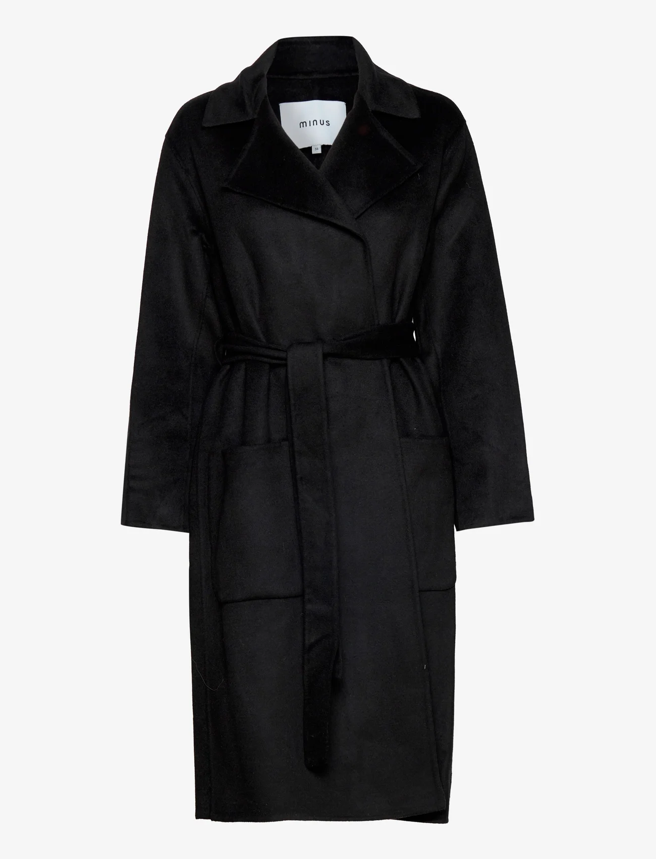 Minus - Chantal coat - winterjassen - sort - 0