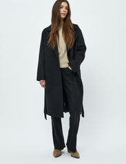 Minus - Chantal coat - winter coats - sort - 4