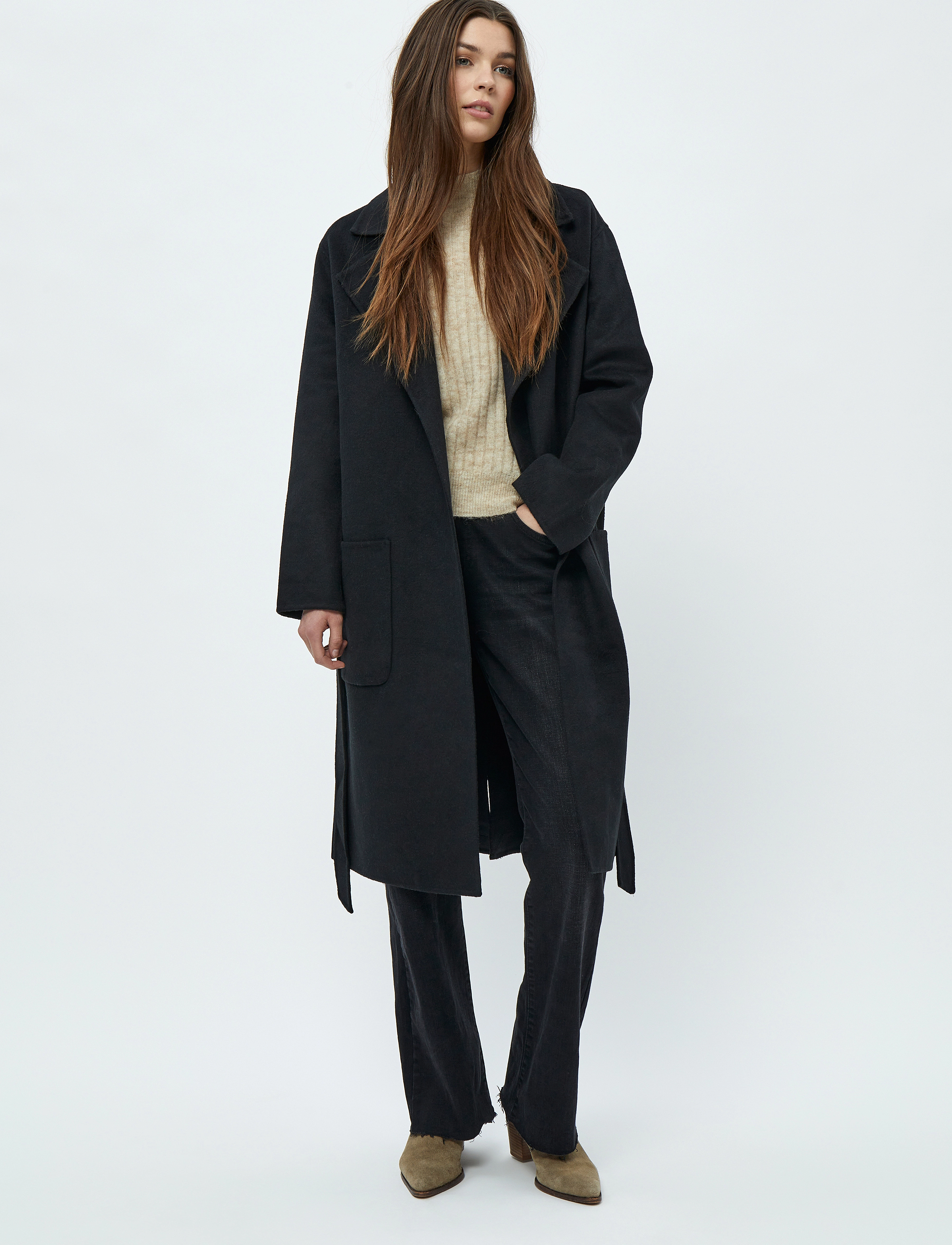 Minus - Chantal coat - sort - 4