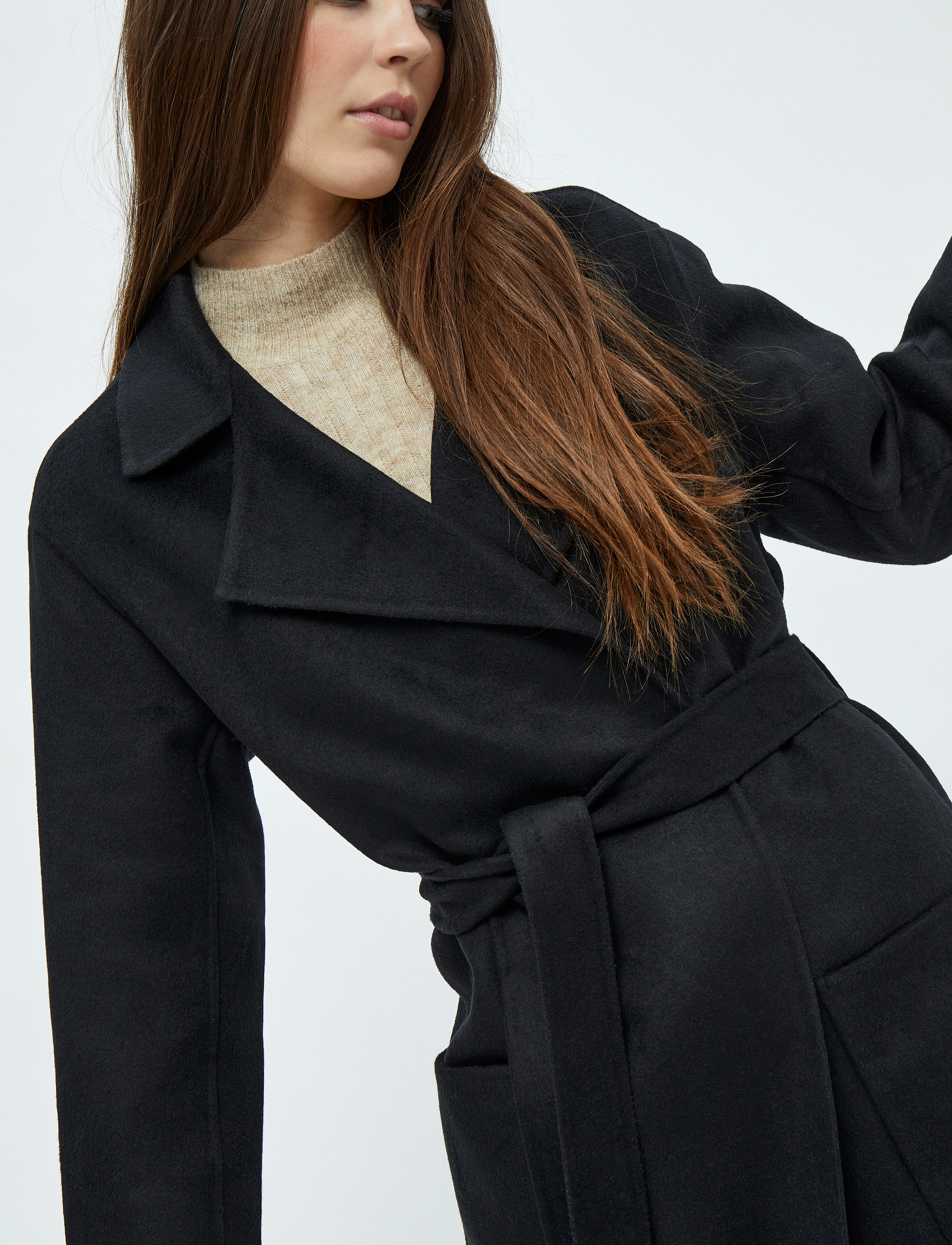 Minus - Chantal coat - sort - 5