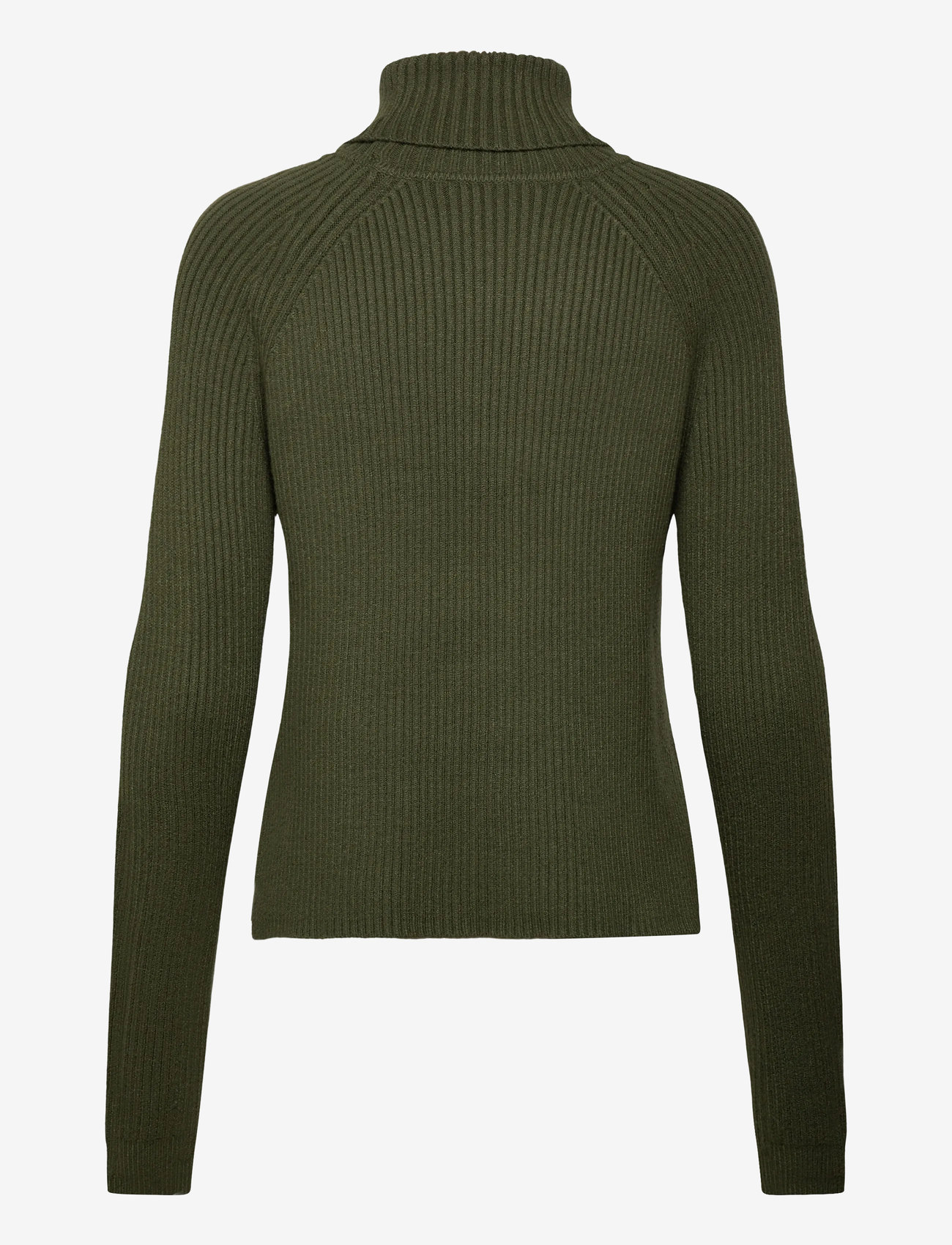 Minus - MSAva knit turtleneck - autumn clothing - rifle green - 1