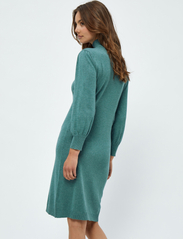 Minus - Mersin highneck knit dress - midi-kleider - sea mist melange - 3