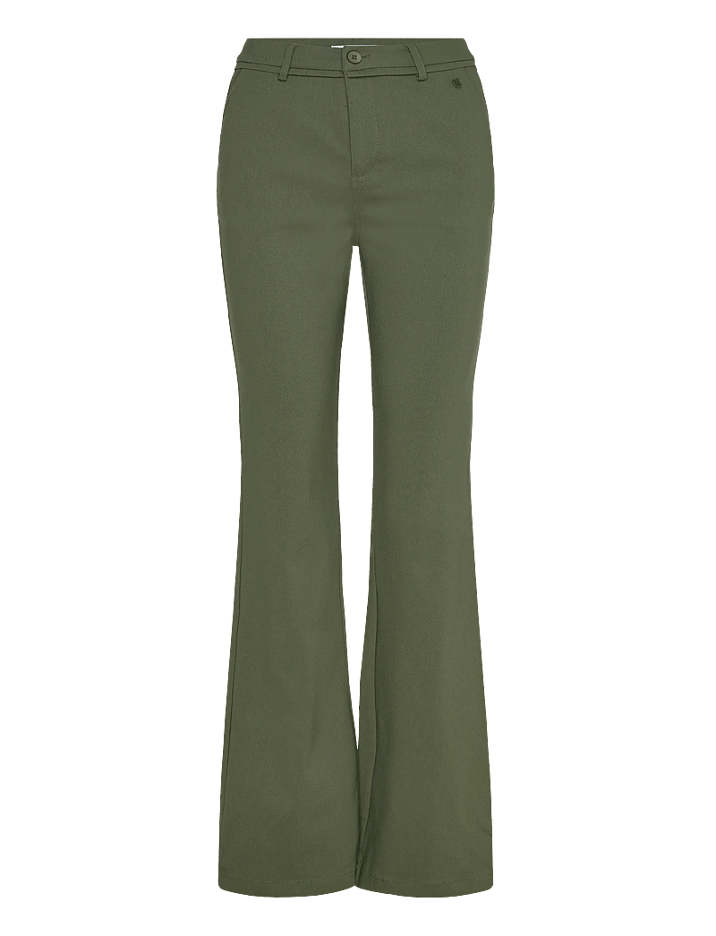 Minus - Carma Flared Bukser - trumpettihousut - rifle green - 0
