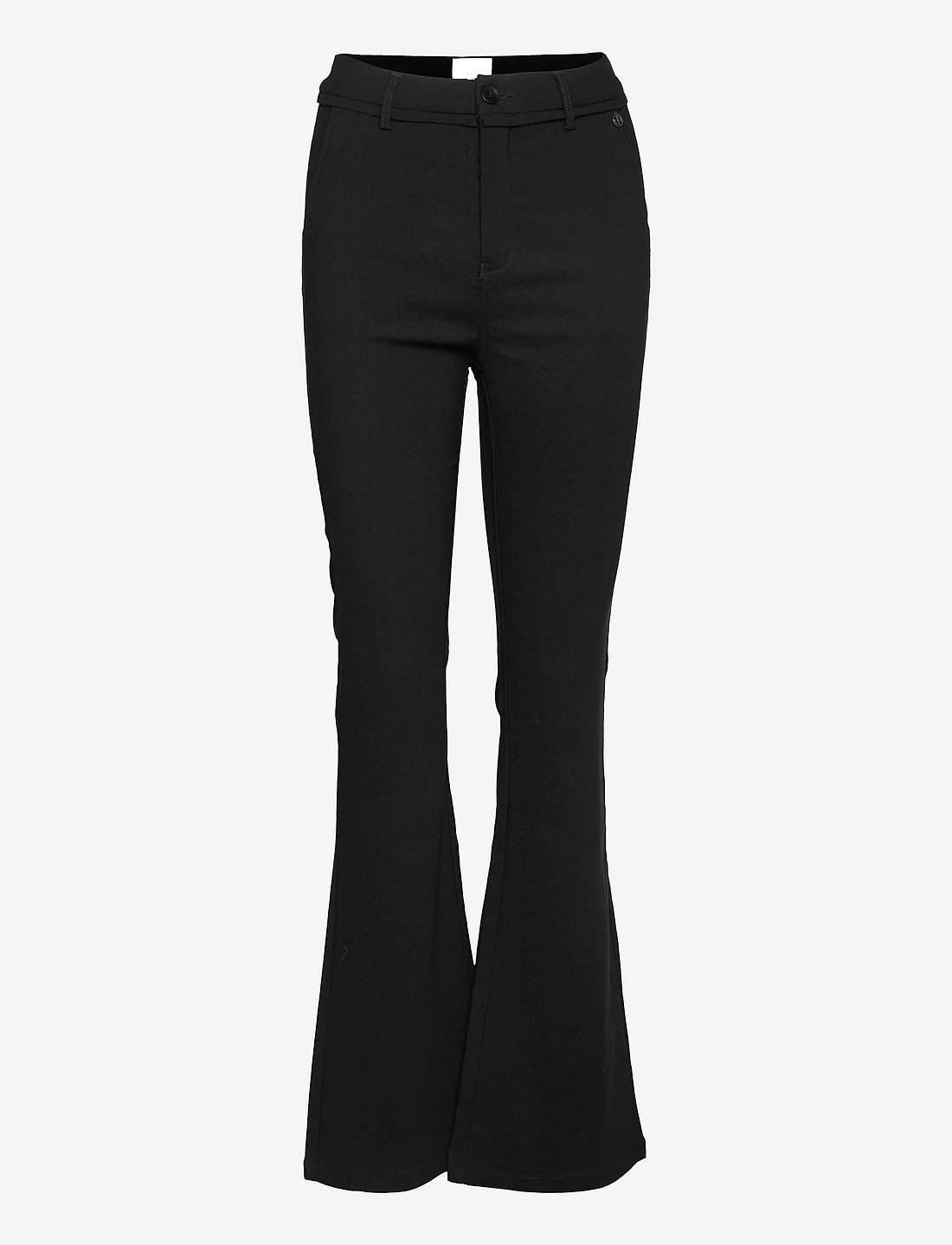 Minus - Carma flared pants - utsvängda byxor - sort - 1