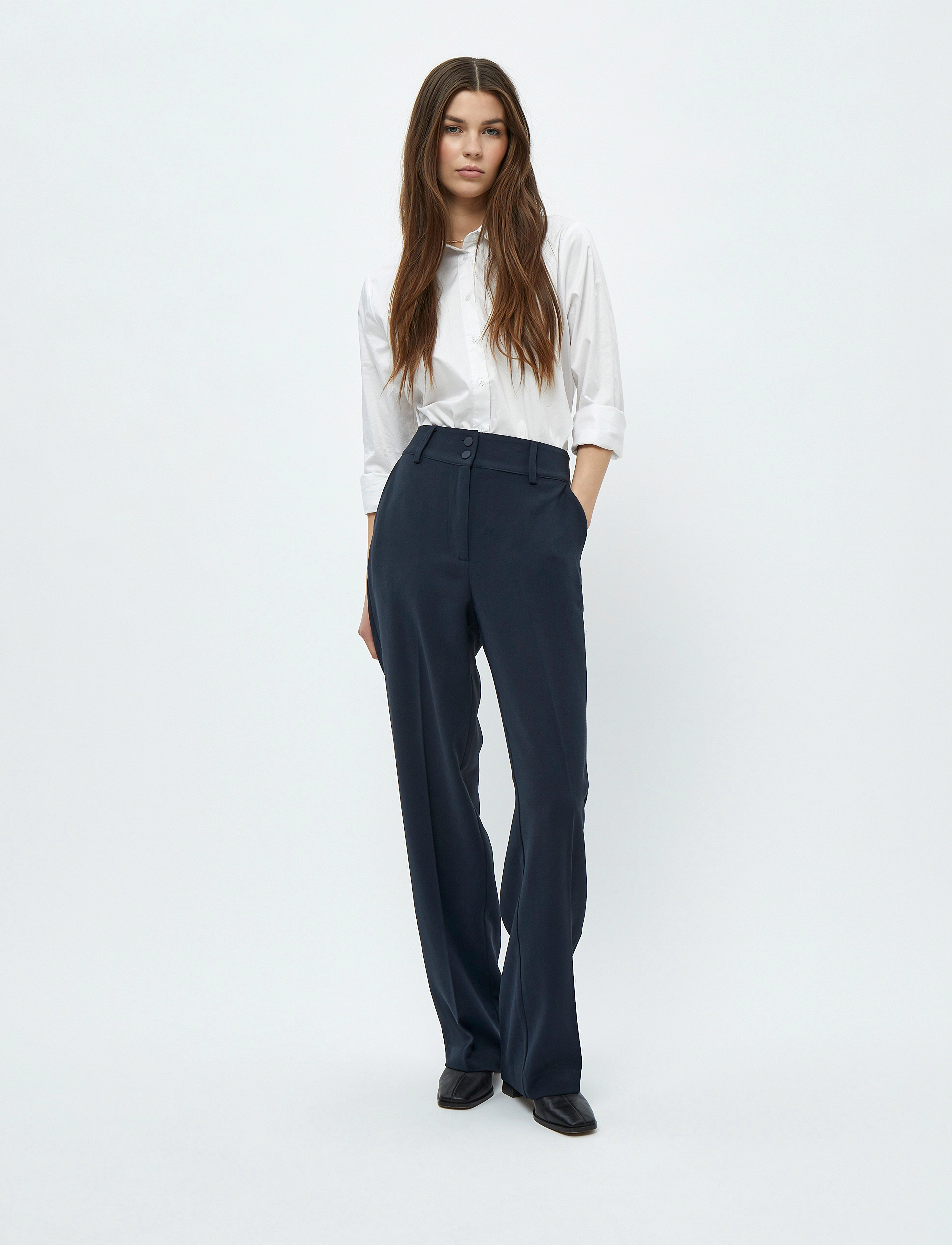 Minus - New Ilsa bukser - black iris - 2
