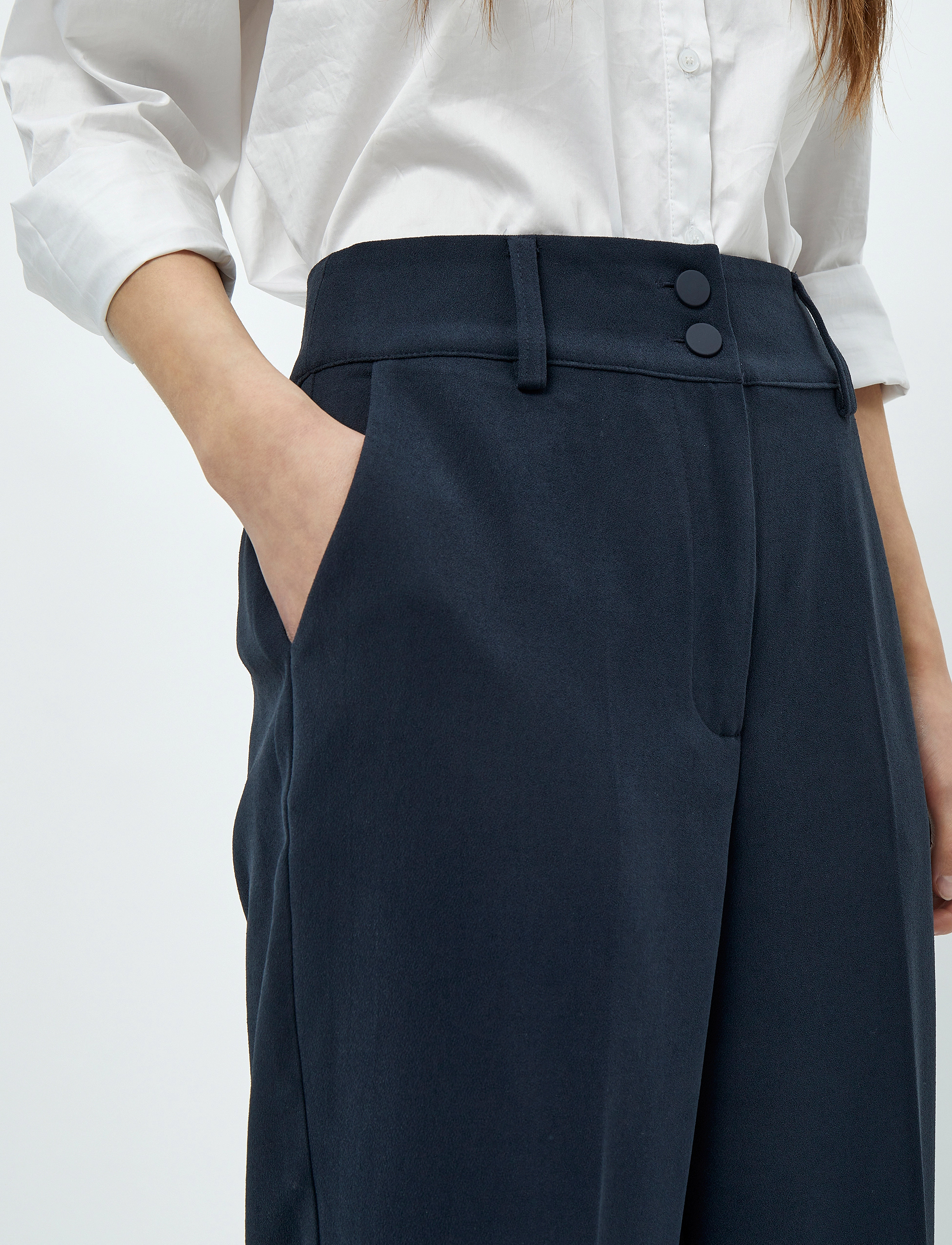 Minus - New Ilsa bukser - black iris - 4