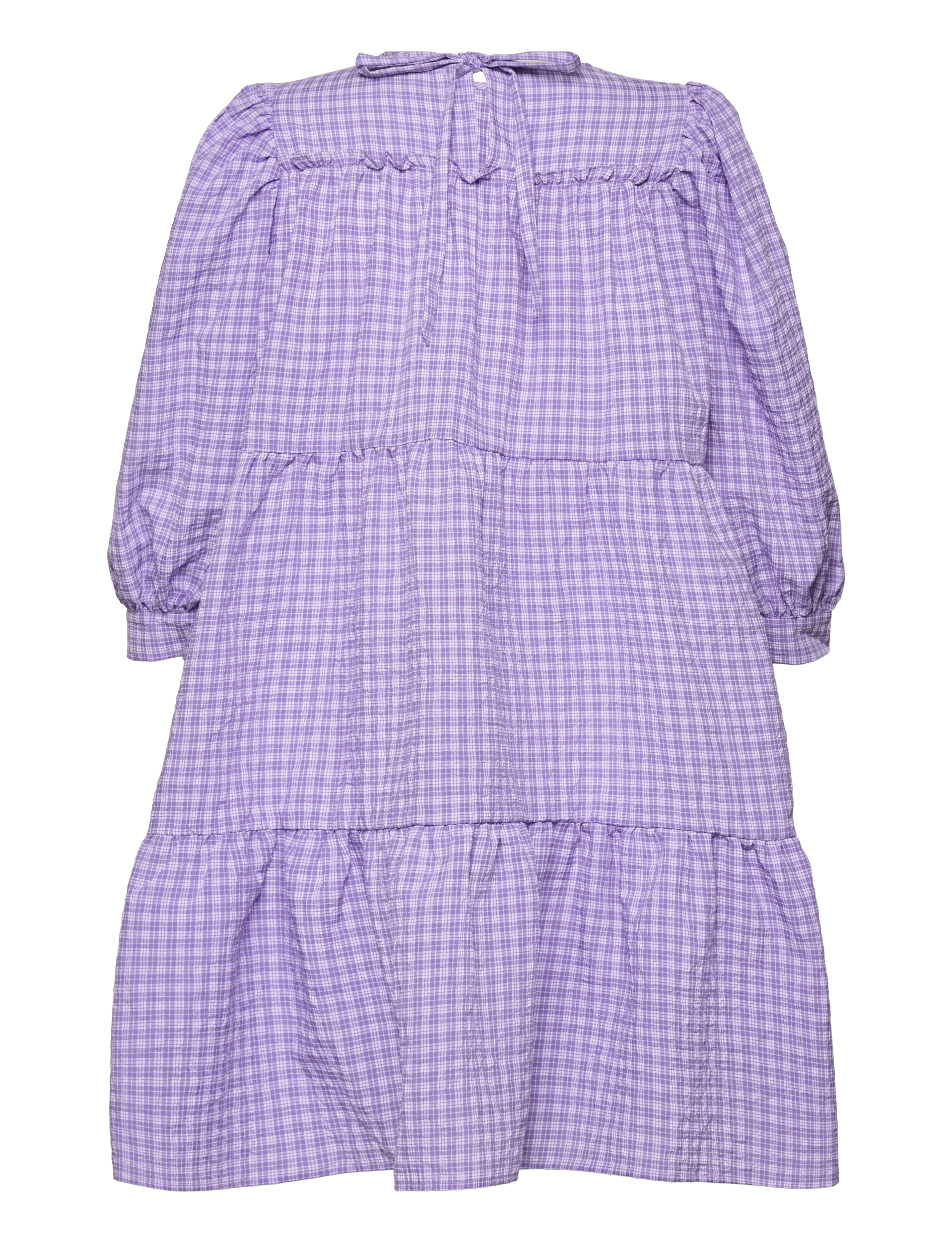 Minus - Rowen kjole - minikleidid - purple checked - 1