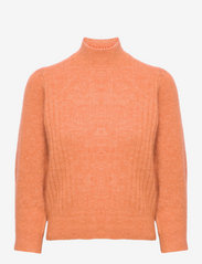 Minus - Dita Strik Pullover - megztiniai su aukšta apykakle - sunbaked melange - 0