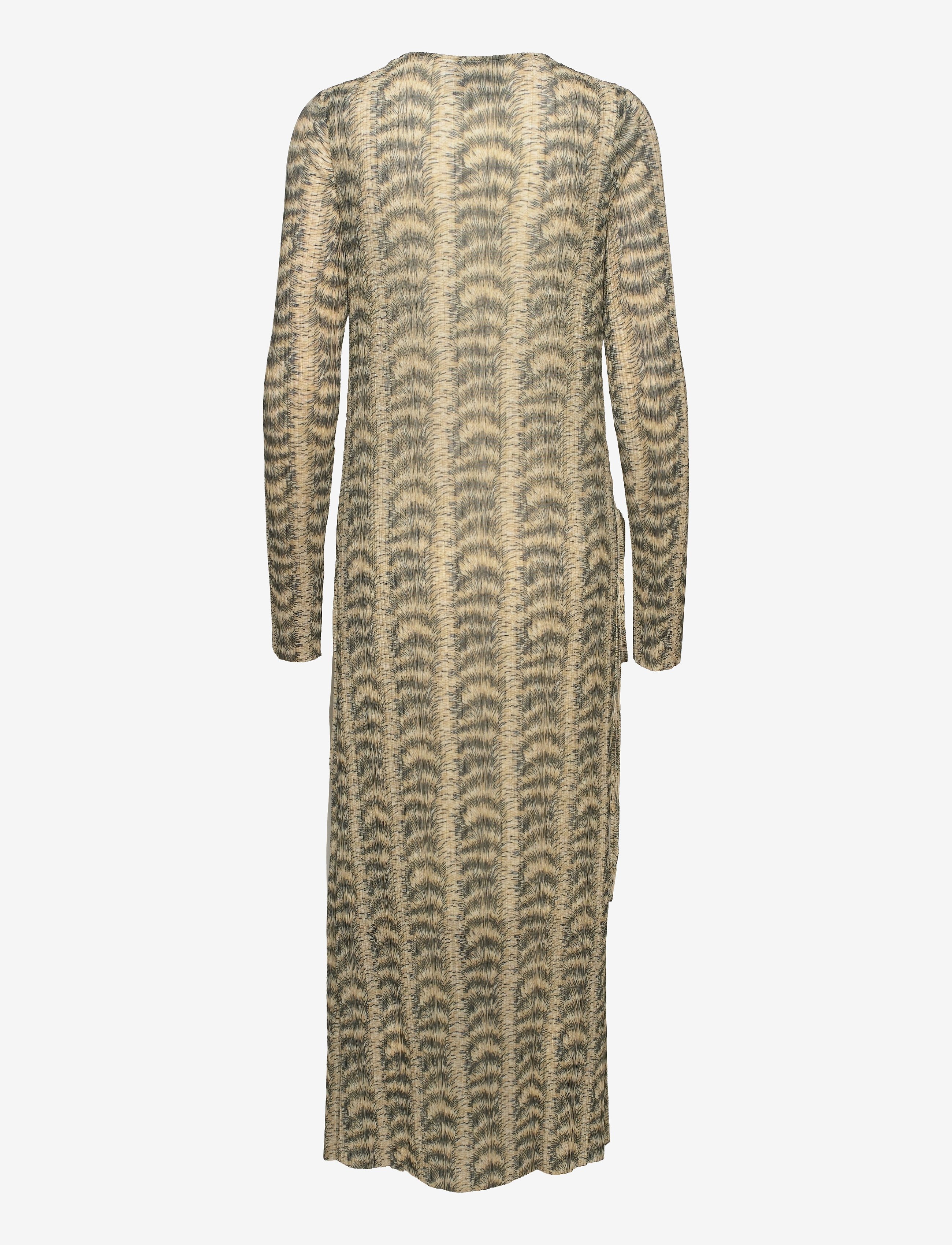 Minus - Carola Dress - maxikjoler - black stroke print - 1