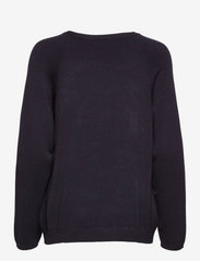 Minus - Peony V- neck Pullover - jumpers - sky captain - 1