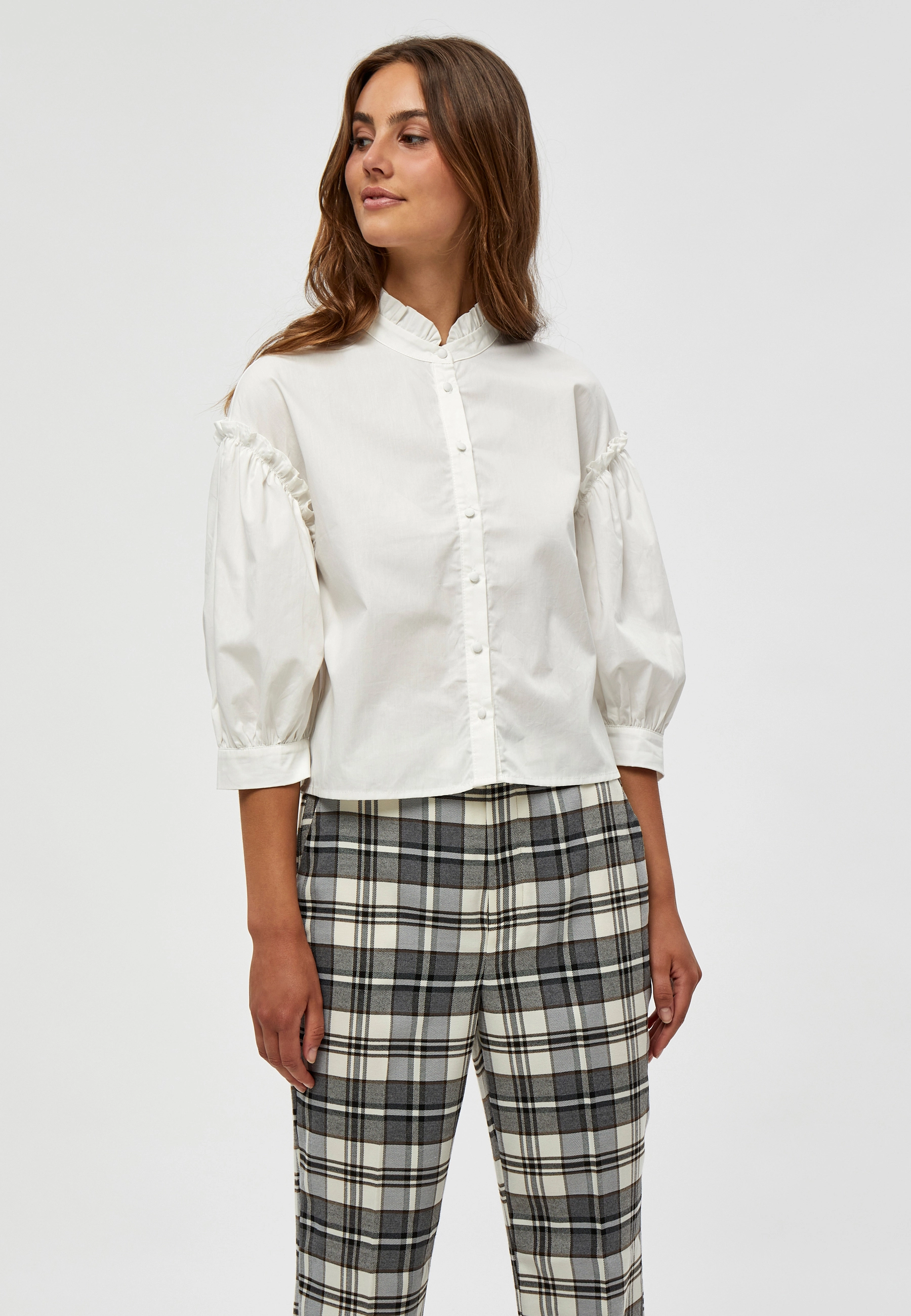 Minus - Meria Shirt - cloud dancer - 2