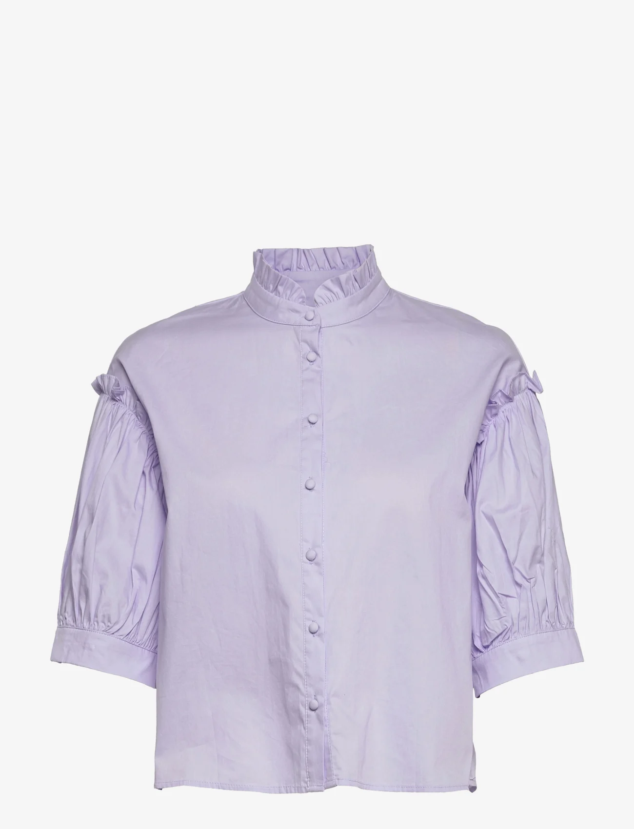 Minus - Meria Shirt - langermede skjorter - cosmic lavender - 0