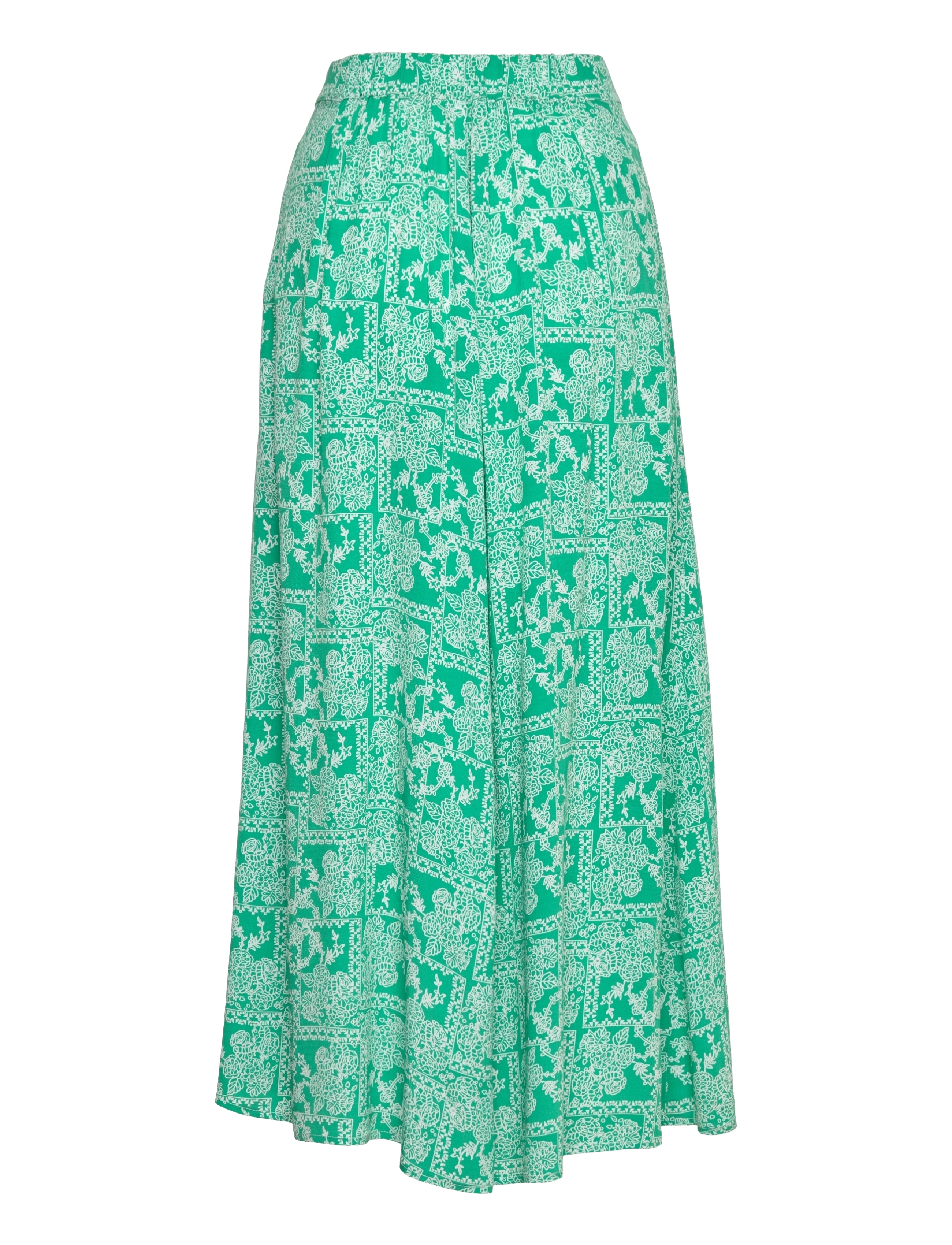 Minus - Aika Skirt - ivy green patchwork print - 1