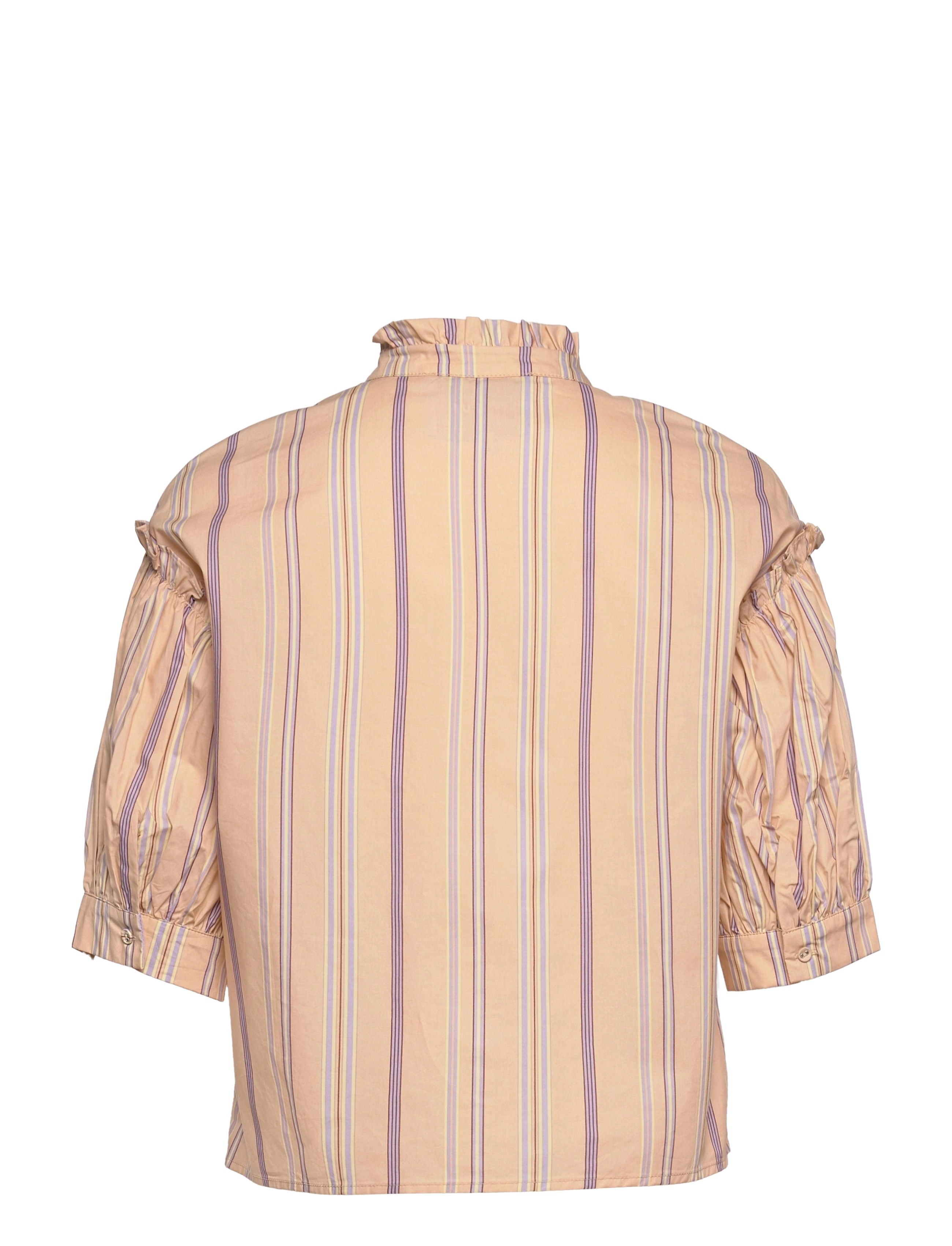 Minus - Yuna Shirt - yellow straw stripes - 1