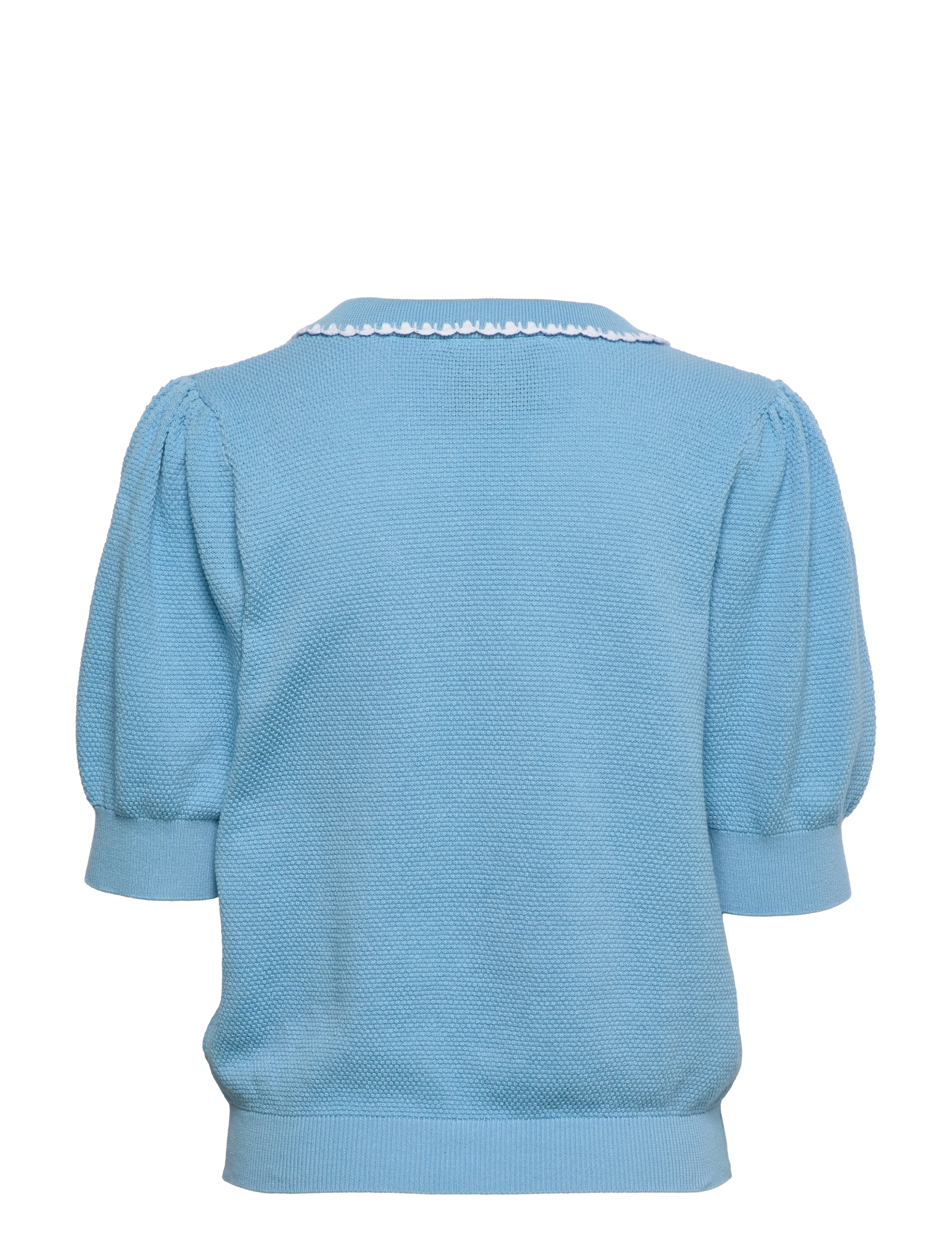 Minus - Elvika Knit Tee - pasific blue - 1