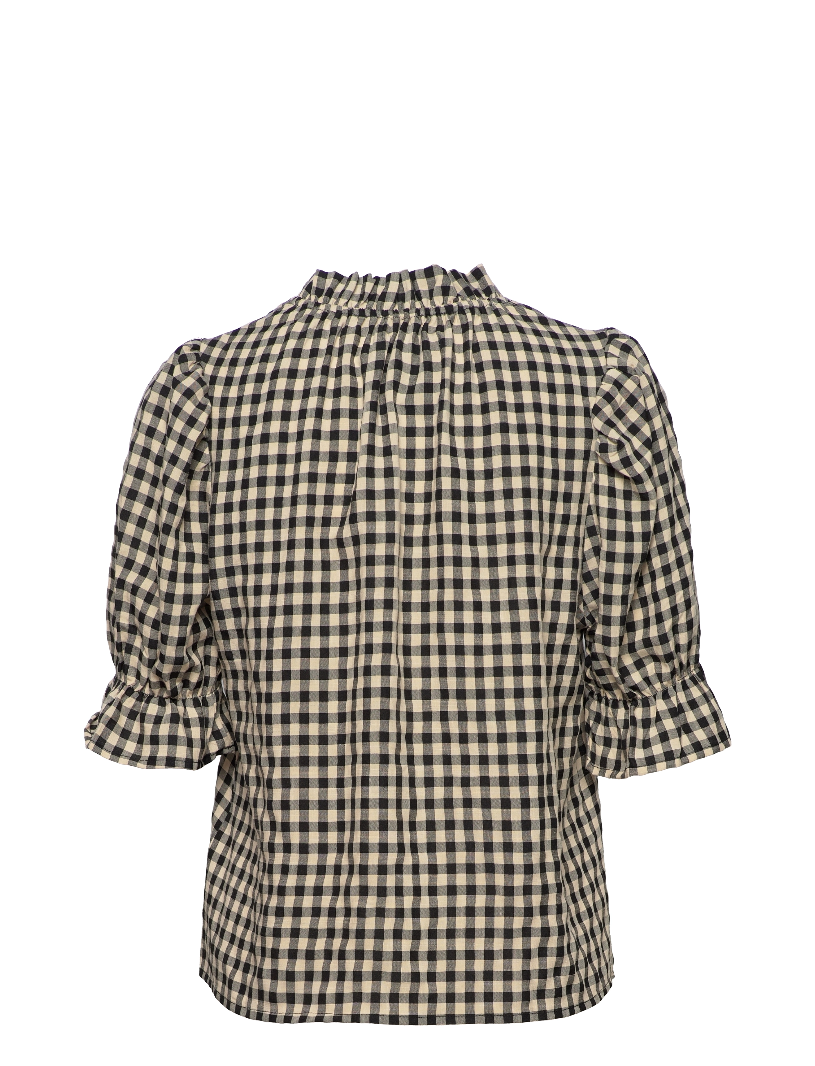 Minus - Roka Blouse - nomad sand checked - 1