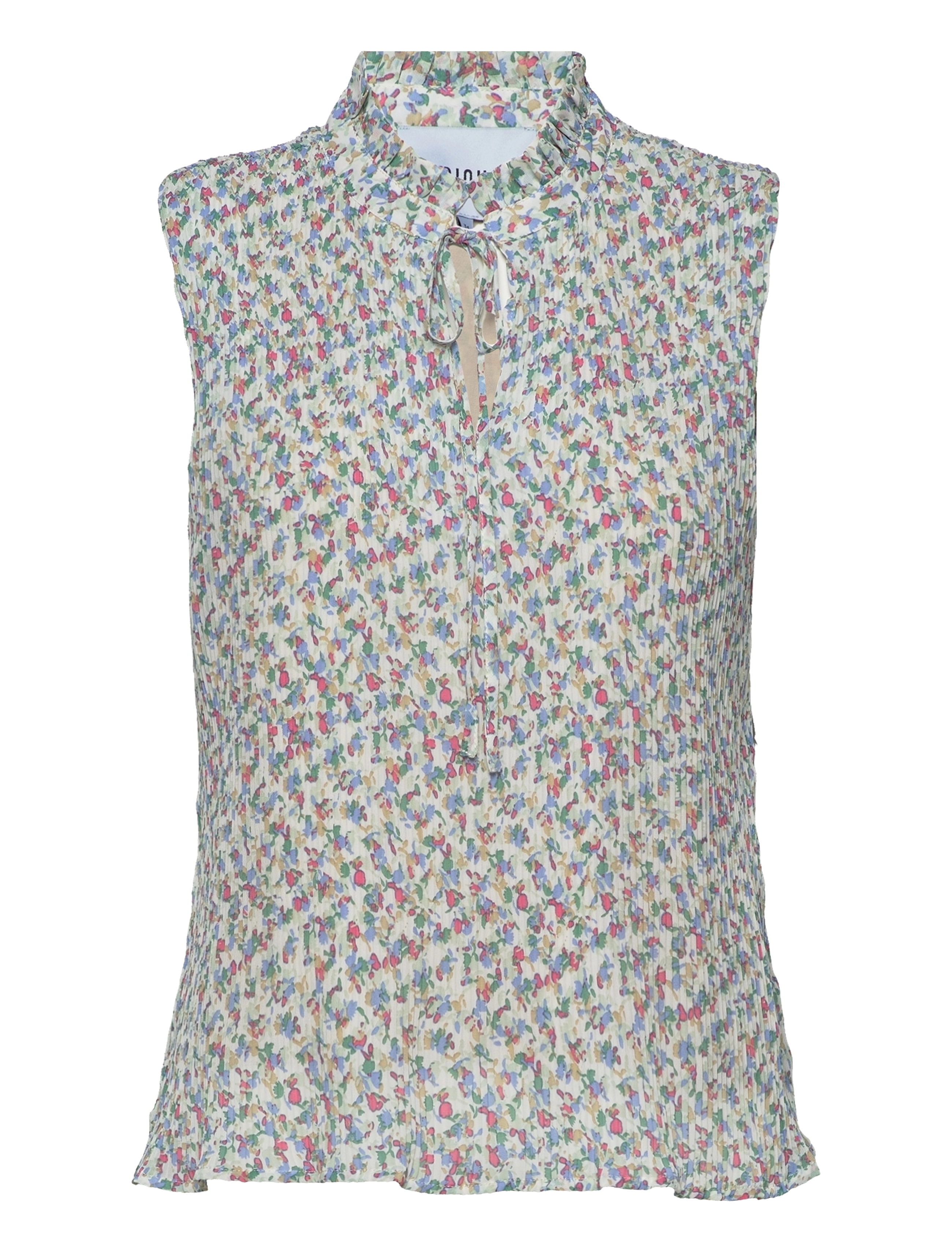 FROSTED MINT FLOWER PRINT