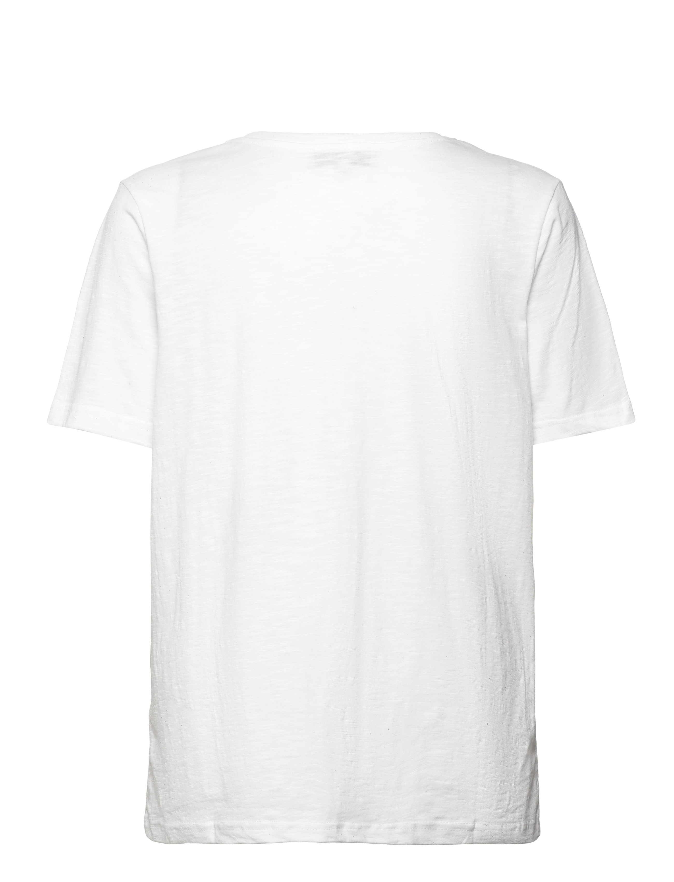 Minus - Leti V-hals T-shirt - t-shirts - hvid - 2