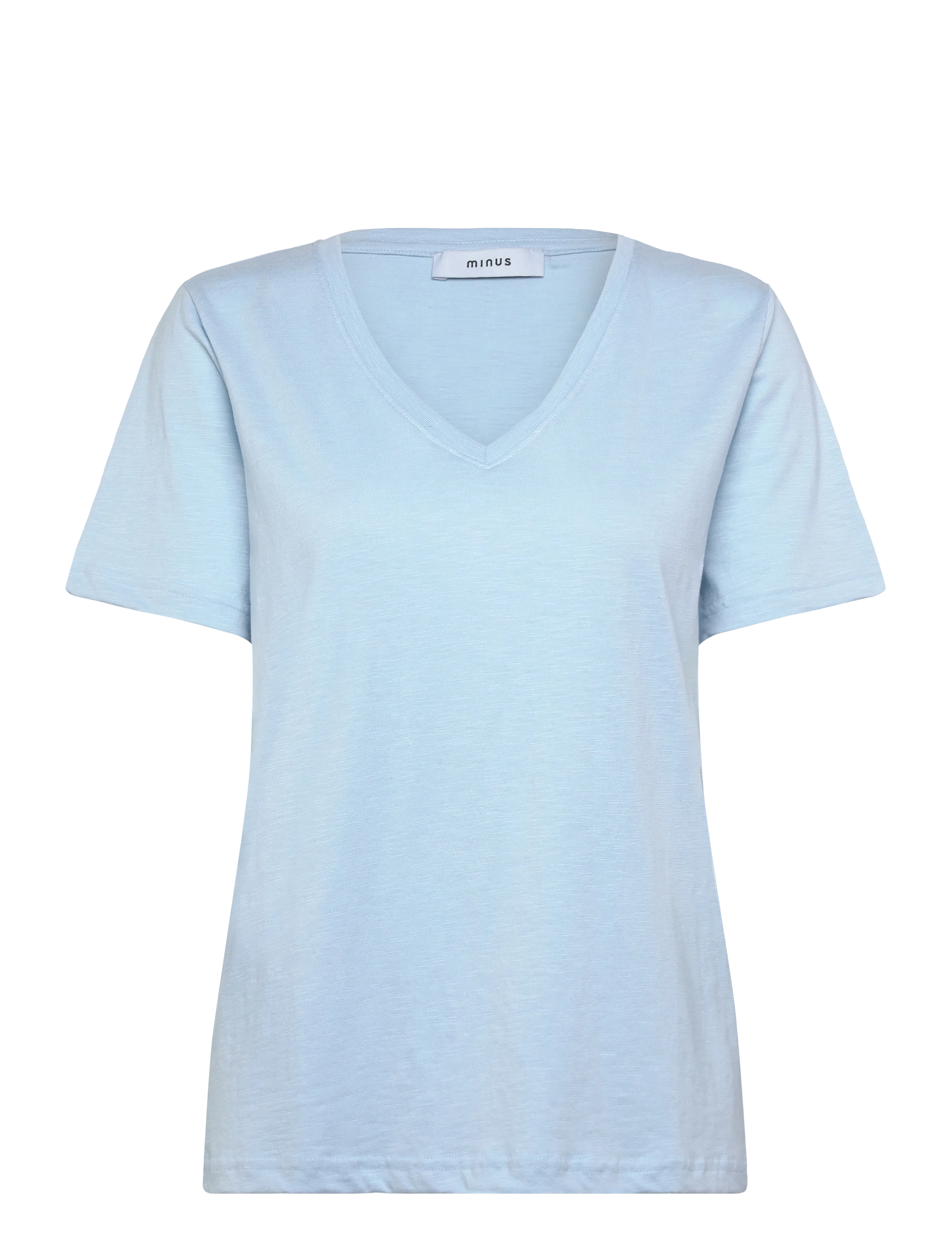 MINUS Leti V-Hals T-Shirt Blau - XS - Damen