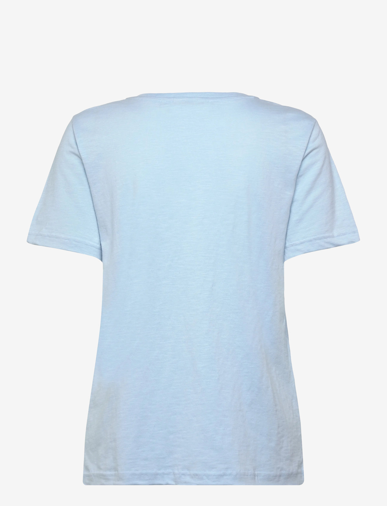 Minus - Leti V-hals T-shirt - t-shirts - ice blue - 1