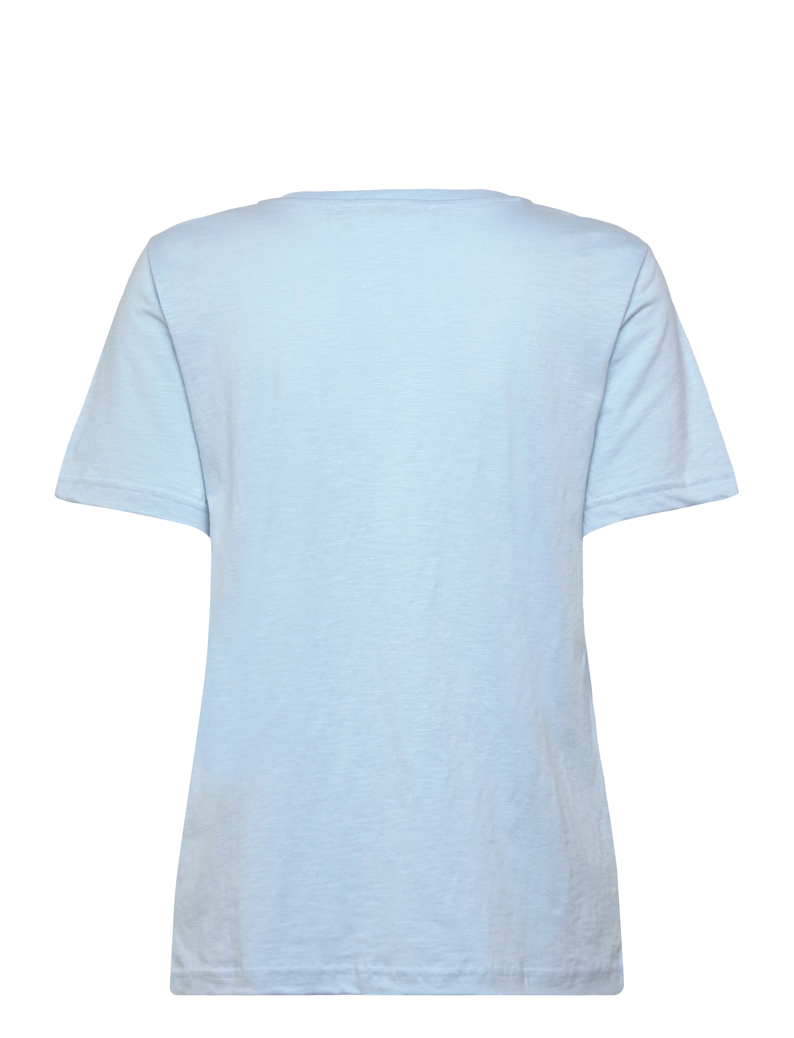 Minus - Leti V-hals T-shirt - t-särgid - ice blue - 1