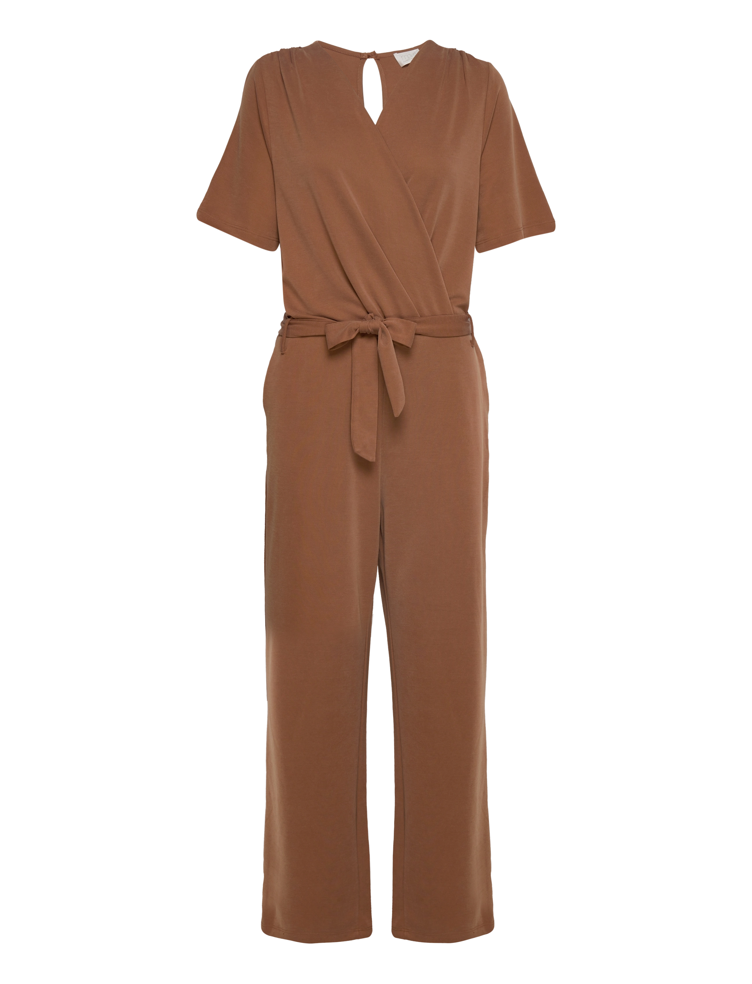 Minus - Kristine Long Jumpsuit - rubber brown - 0