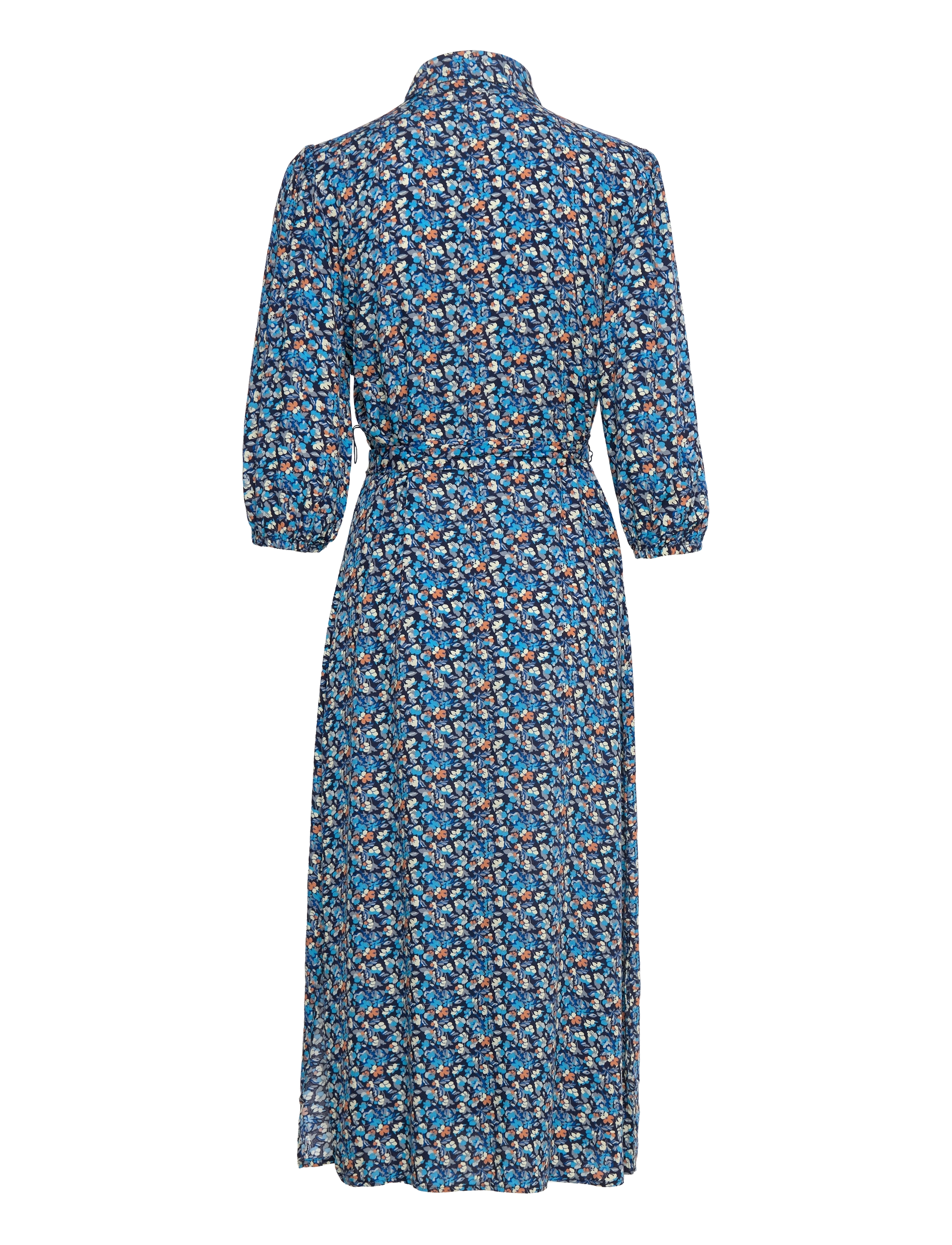 Minus - Yolana dress - blue flower print - 1