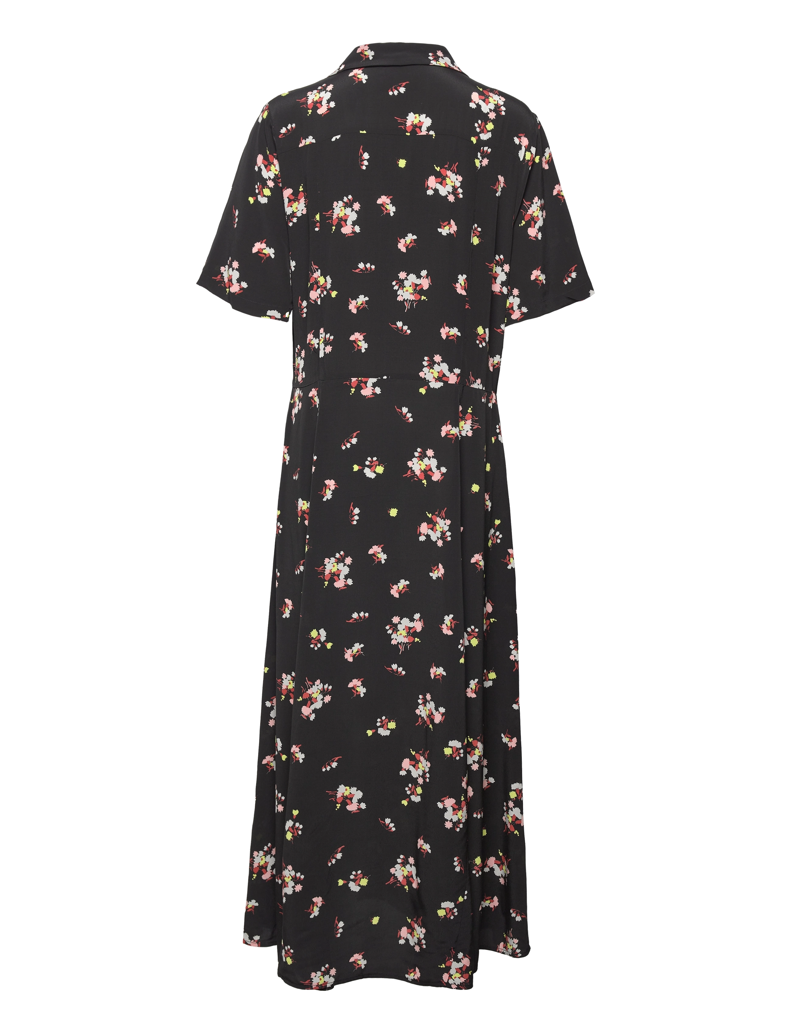 Minus - Maddy Dress - black flower print - 1