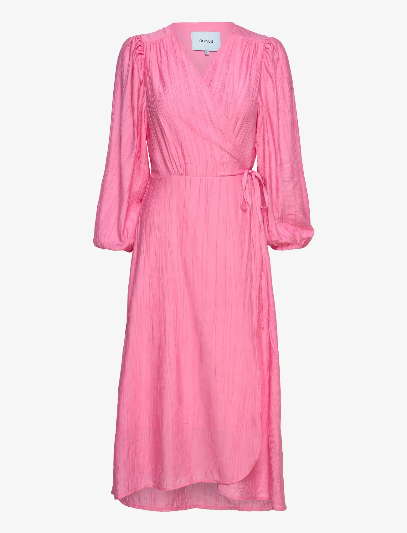 Minus - Josia Wrap Dress - slå-om-kjoler - orchid pink - 0