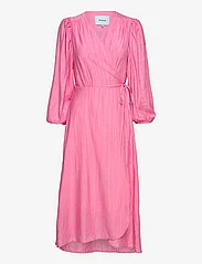 Minus - Josia Wrap Dress - kleitas ar pārlikumu - orchid pink - 0