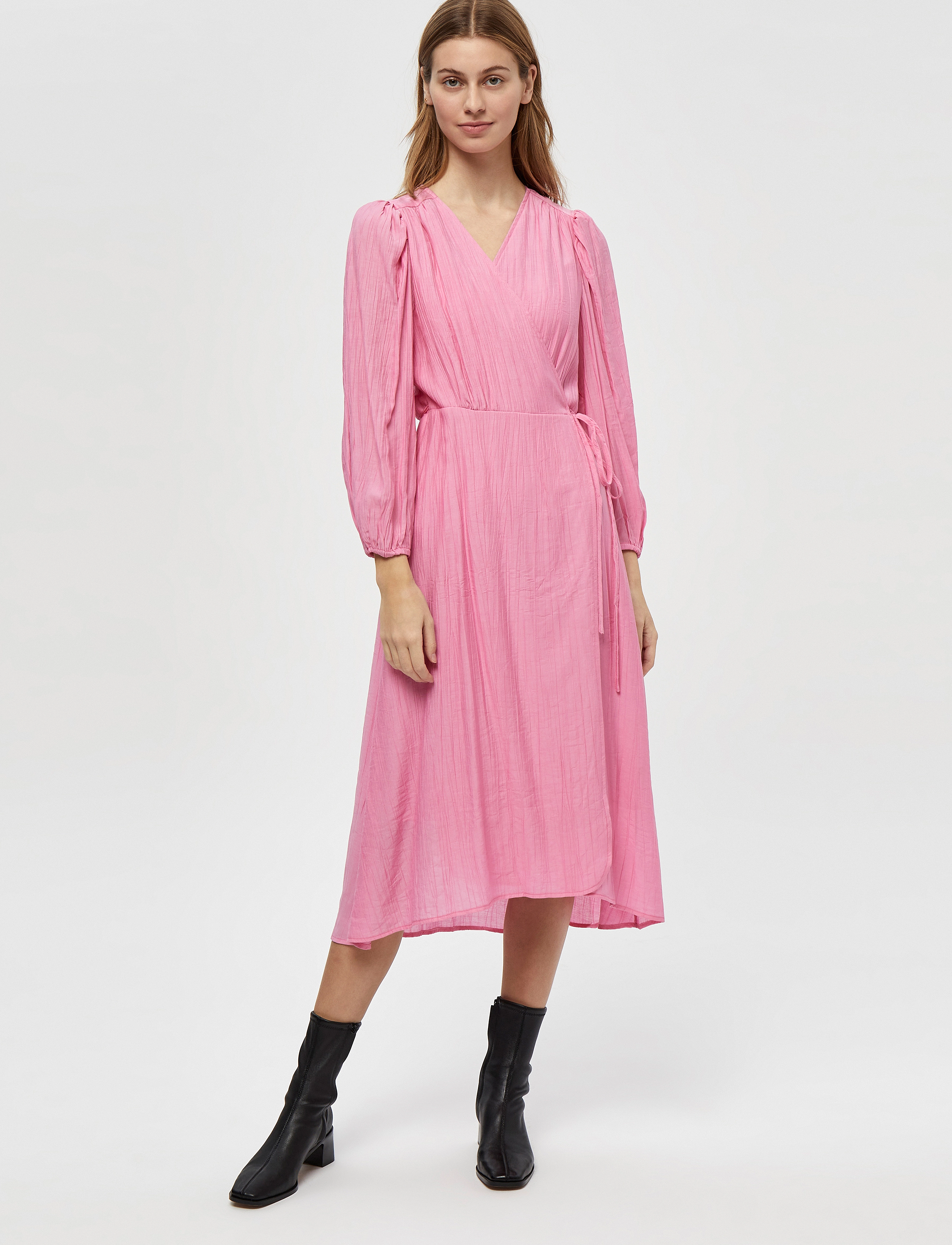 Minus - Josia Wrap Dress - orchid pink - 5
