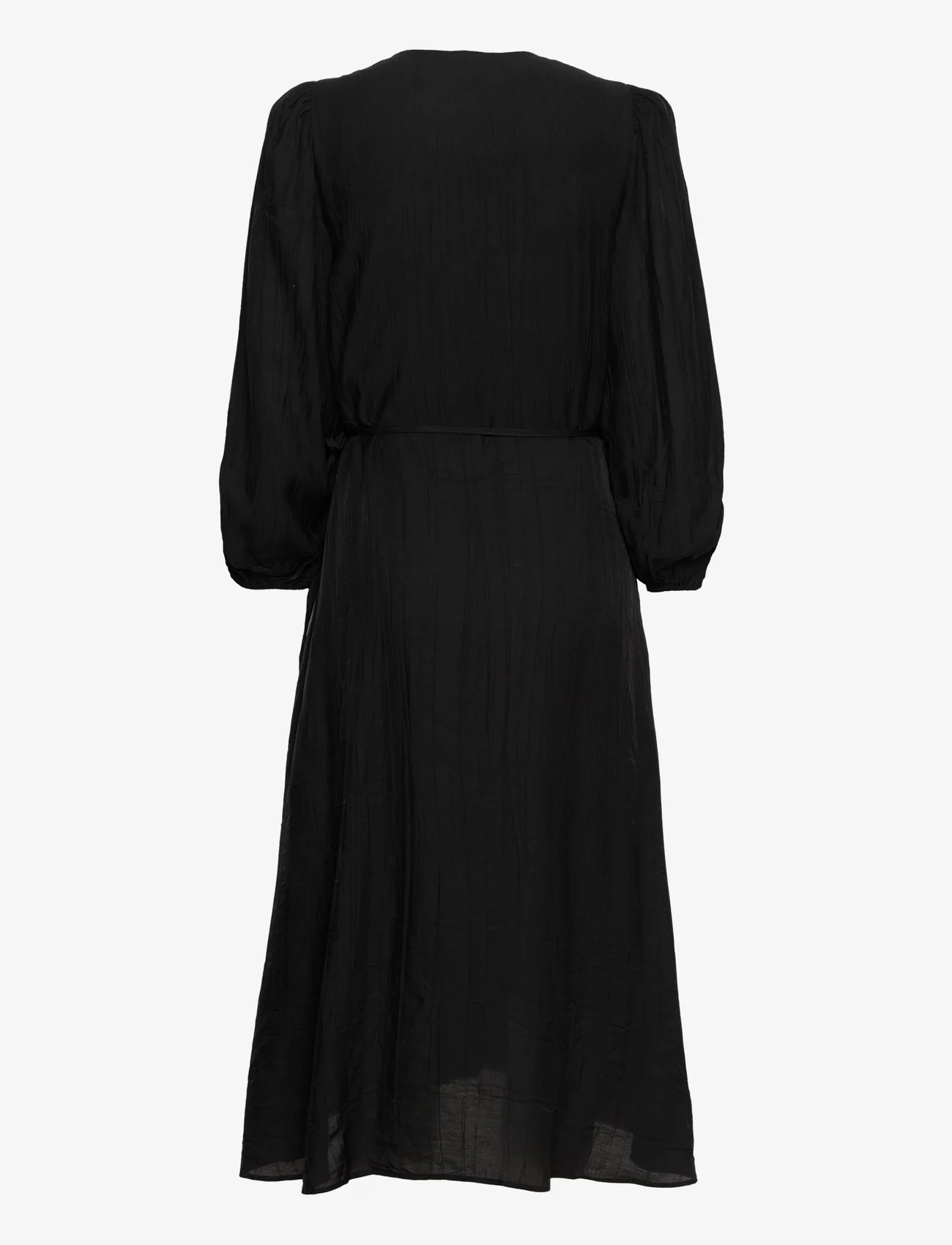 Minus - Josia Wrap Dress - slå-om-kjoler - sort - 1