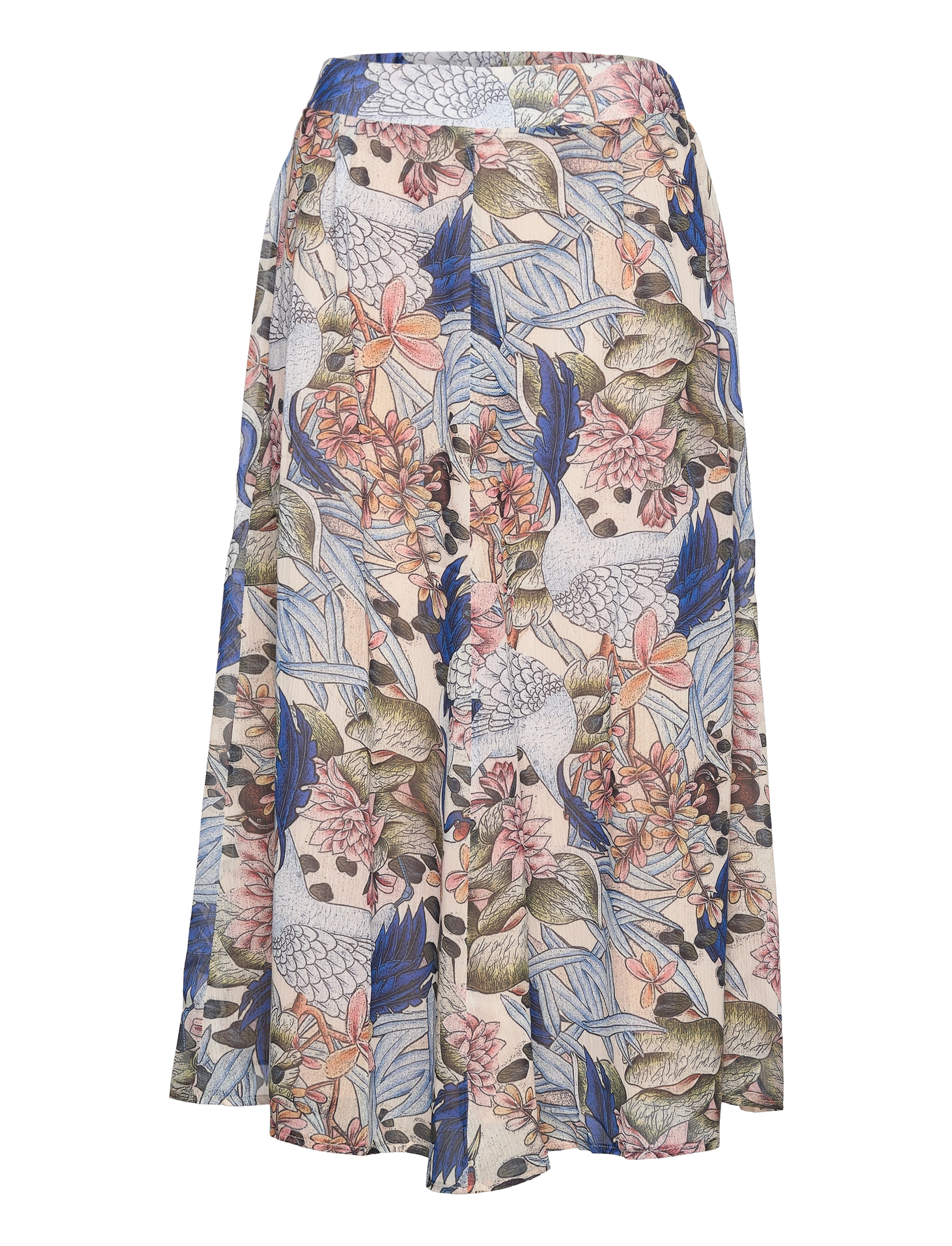 Minus - Vinja Skirt - green field flower print - 0