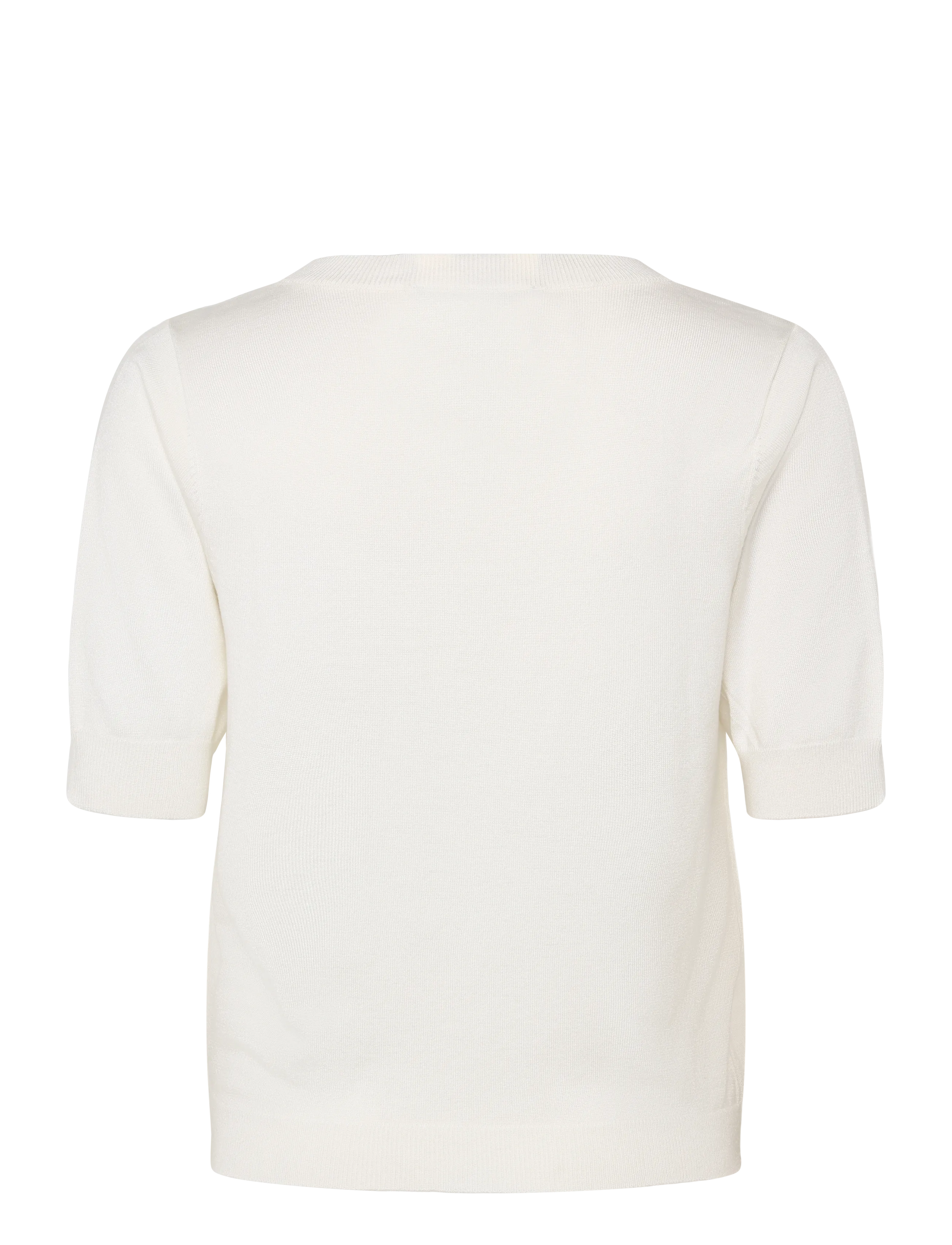Minus - Milla V-hals Strik T-shirt - pulls - broken white - 2