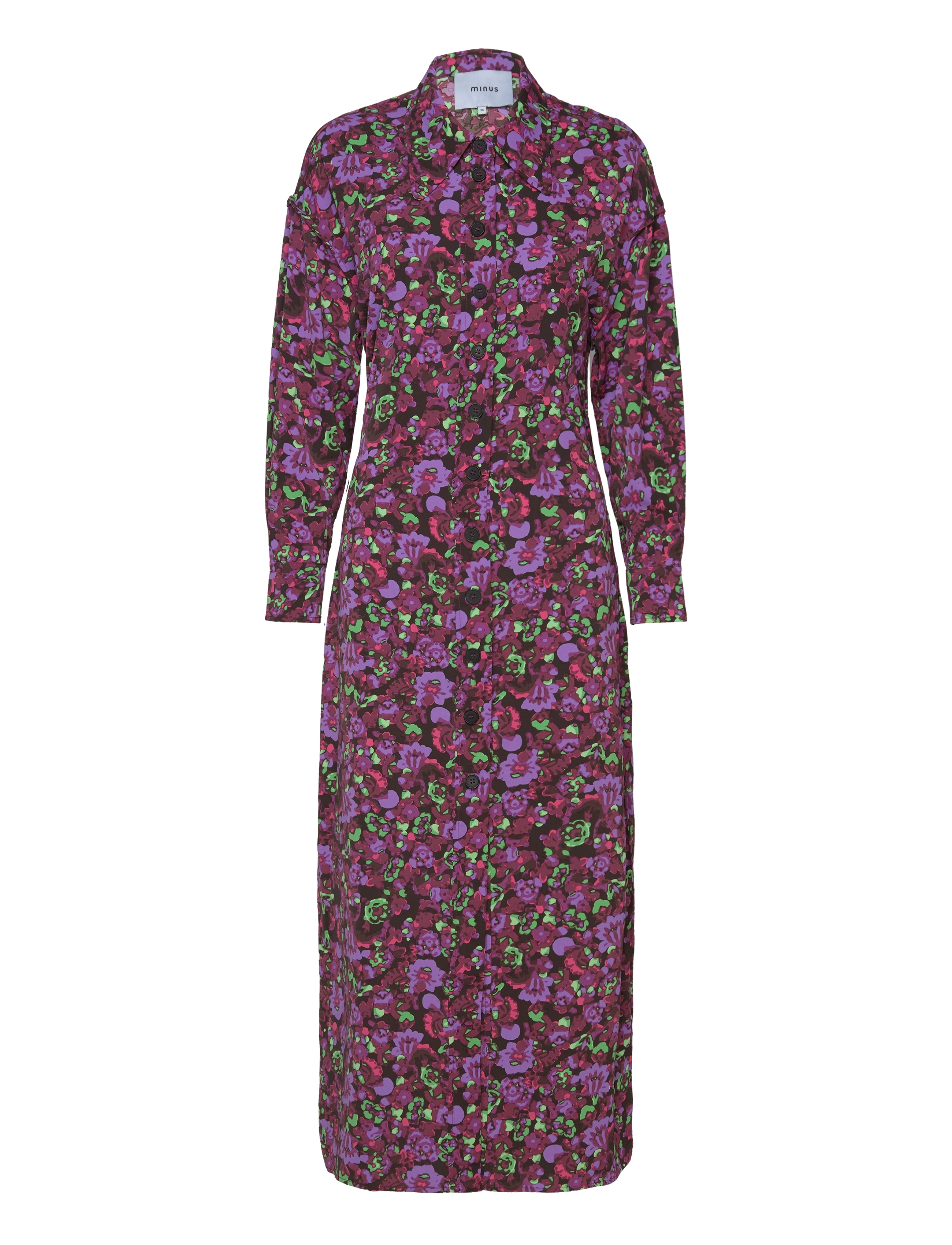 Sadia Shirtdress - RASPBERRY BLOOM PRINT