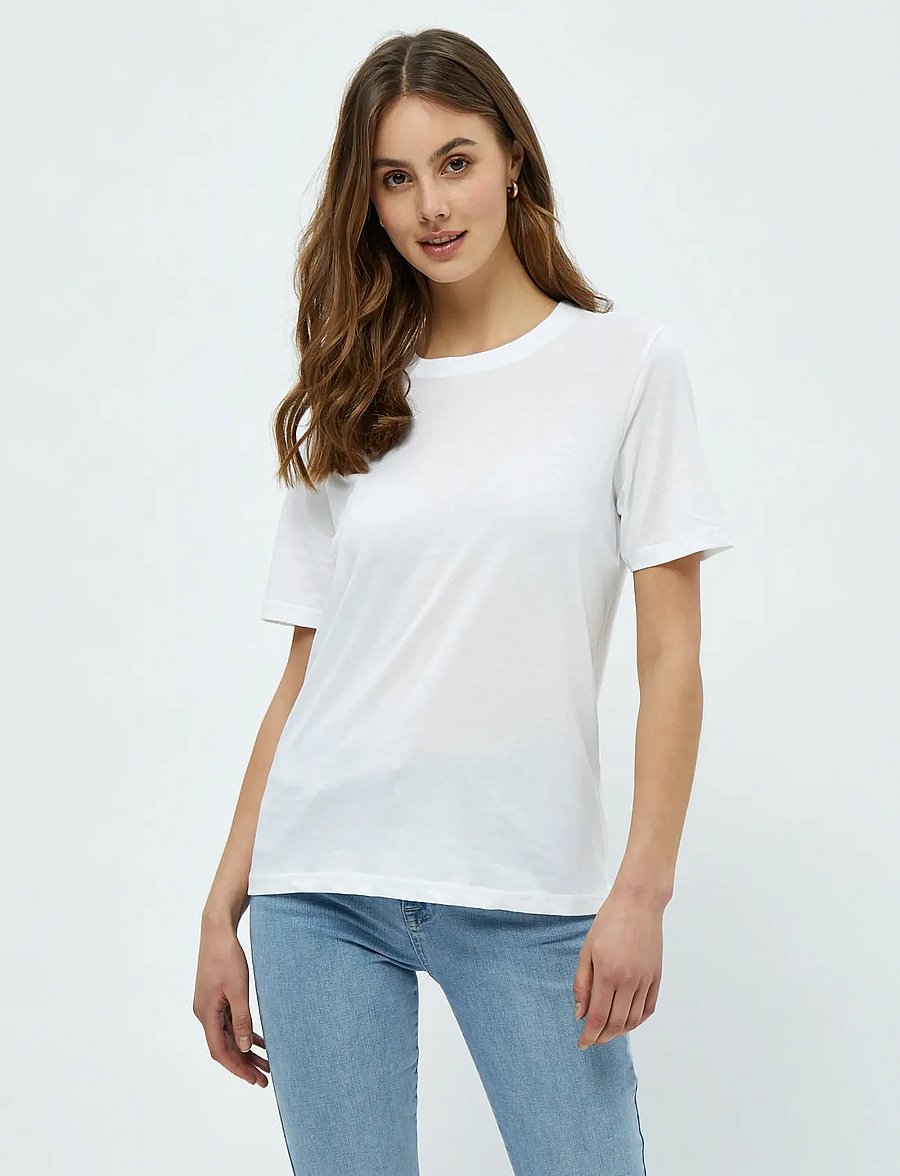 Minus - Cathy GOTS T-shirt - hvid - 0