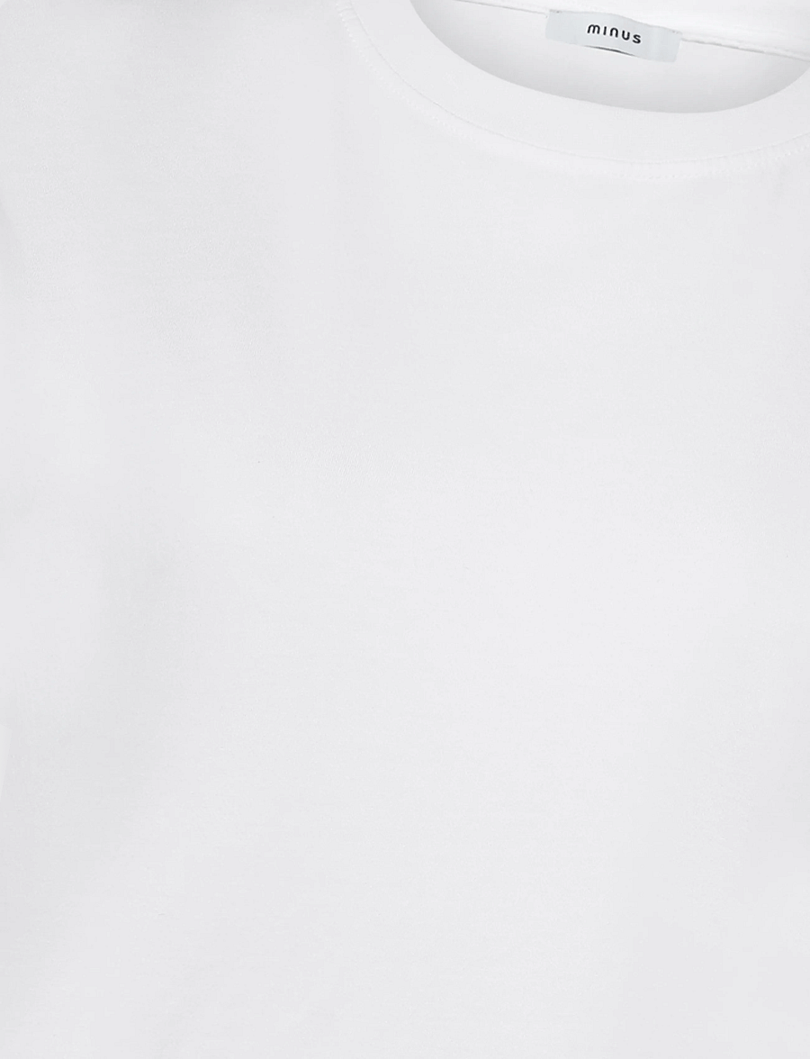 Minus - Cathy GOTS T-shirt - t-shirty - hvid - 5