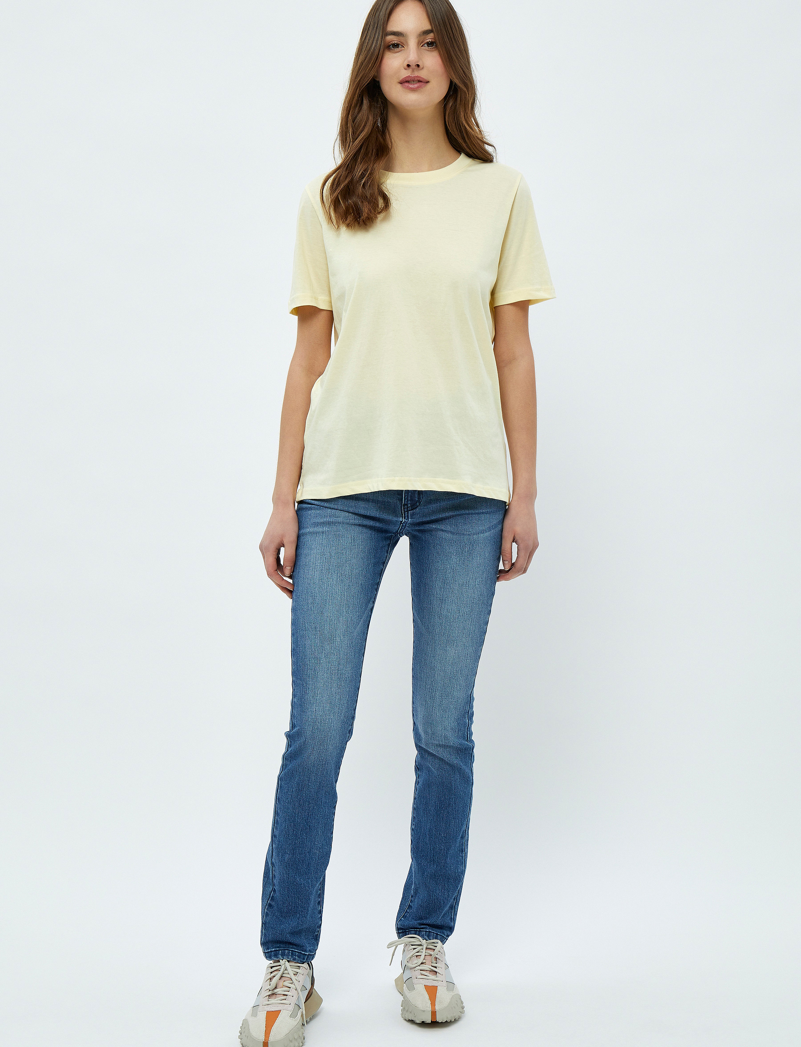 Minus - Cathy Gots Tee - lemon sorbet - 4
