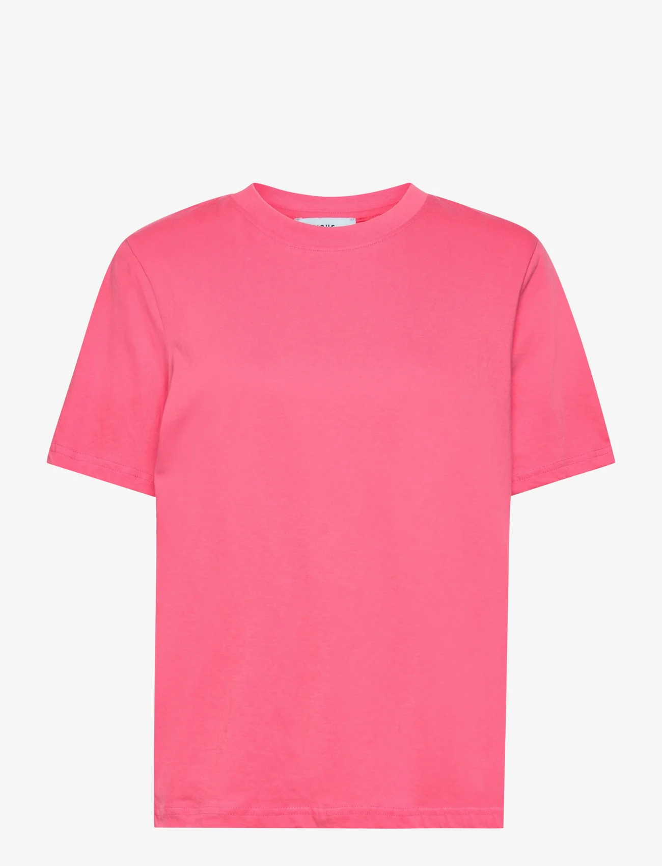 Minus - Cathy Gots Tee - t-shirts - pink flamingo - 1