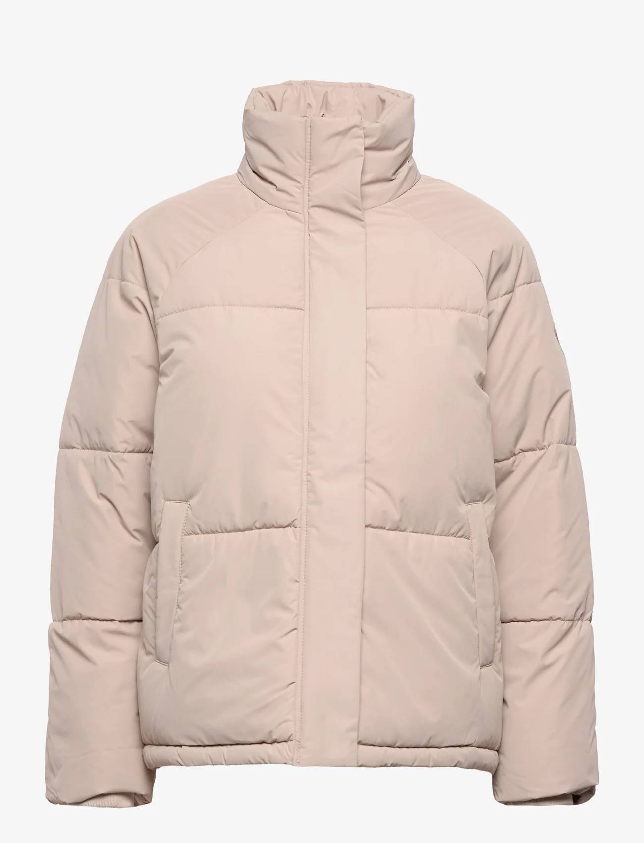 Minus - Alexis Short Puffer Jacket 1 - Žieminės striukės - pure cashmere - 0